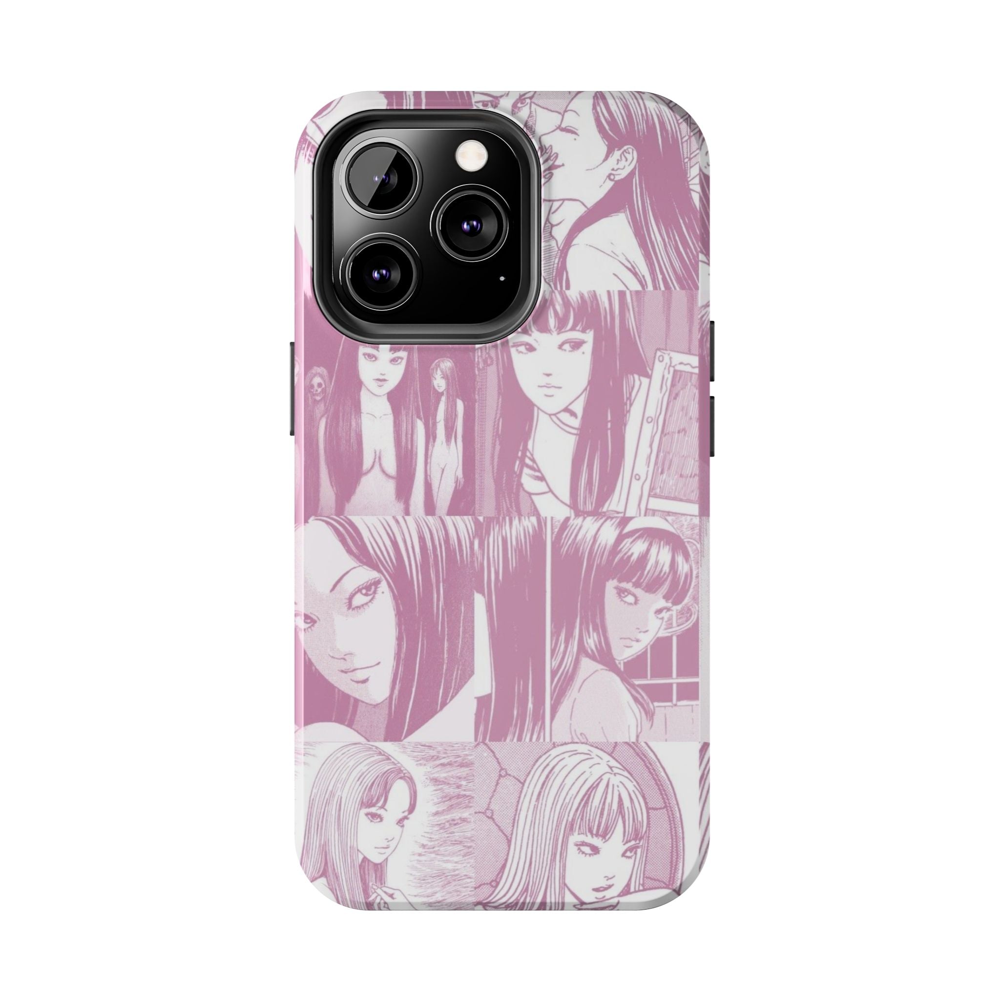 Cute Pink Anime Girl Comic BookPhone Case  - Tough Impact-Resistant Cases