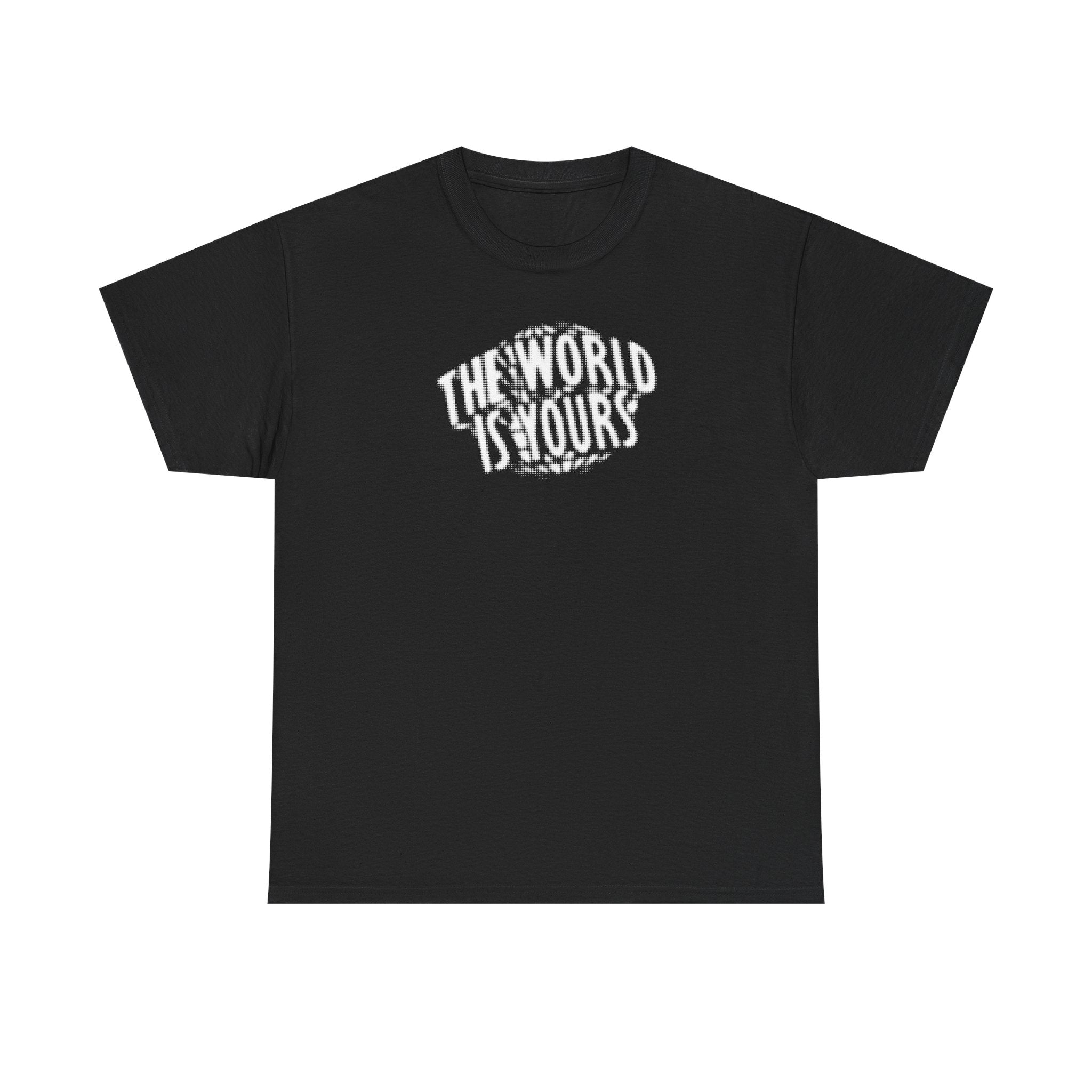 The World is Yours Faded Print 100% Cotton Tee
