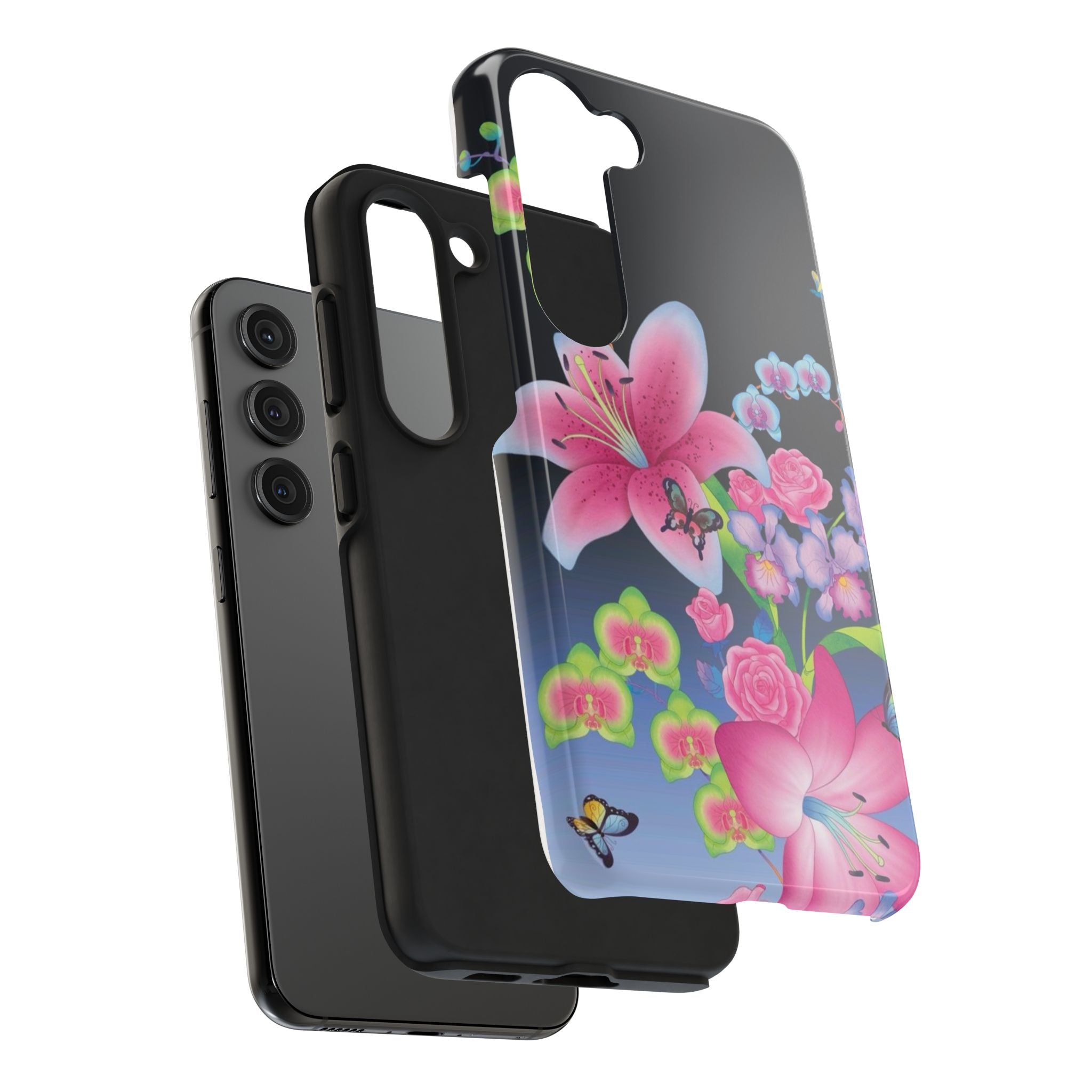 Bright Lily and Orchid  Phone Case