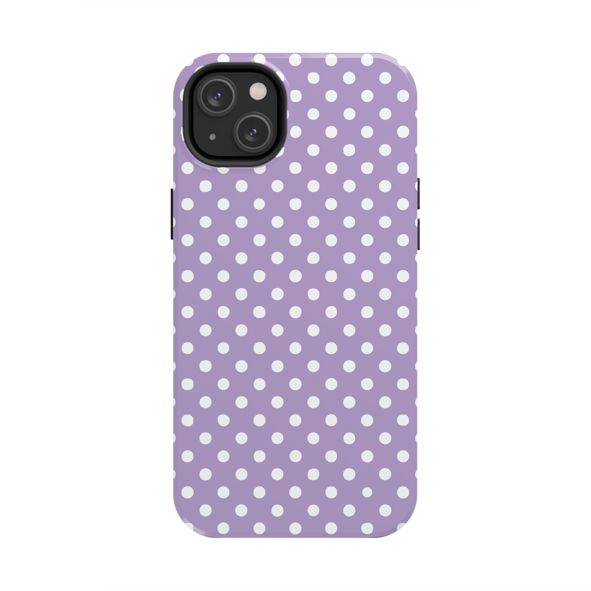 Purple Polka Dot Phone Case  - Tough Impact-Resistant Case