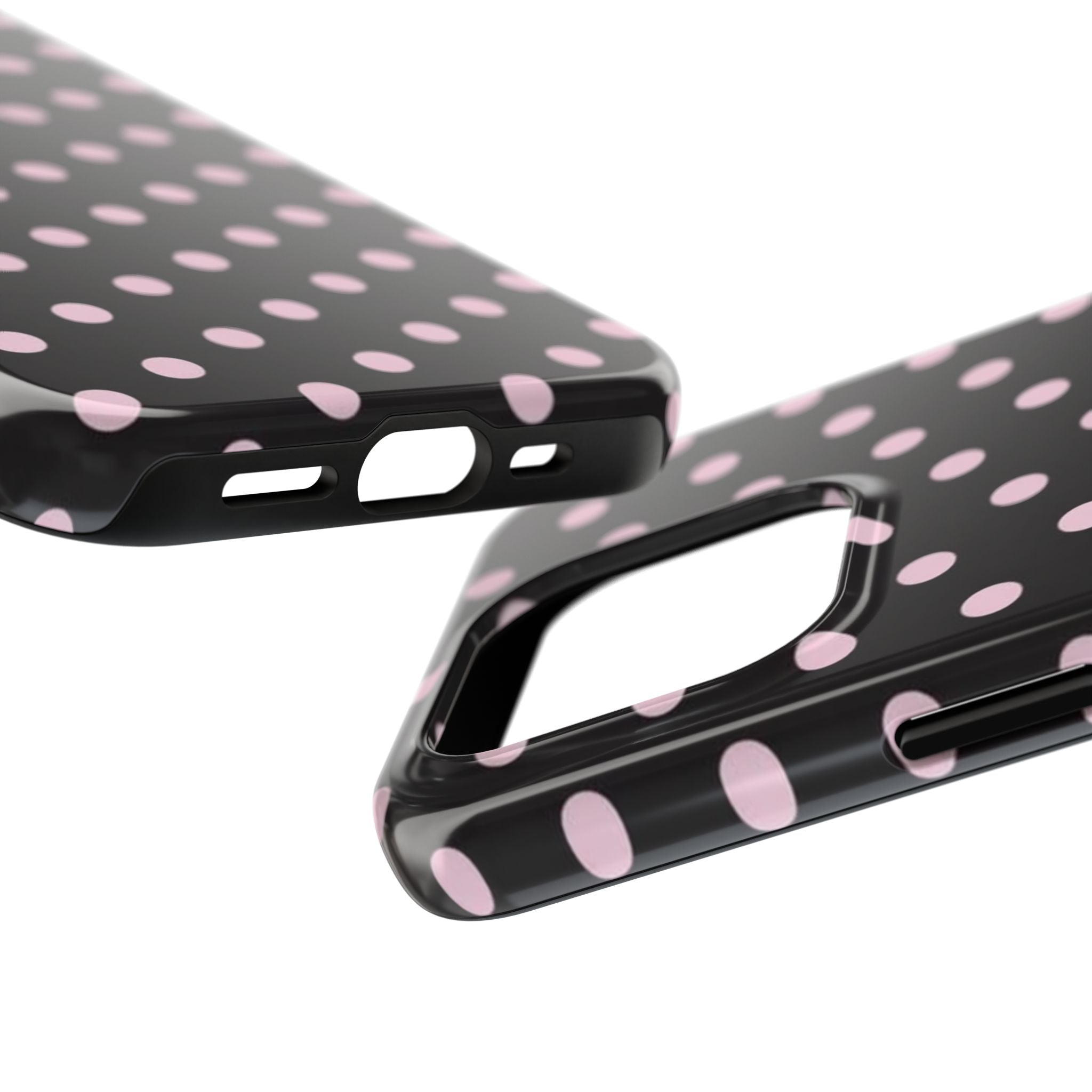 Black and Pink Spots Phone Case