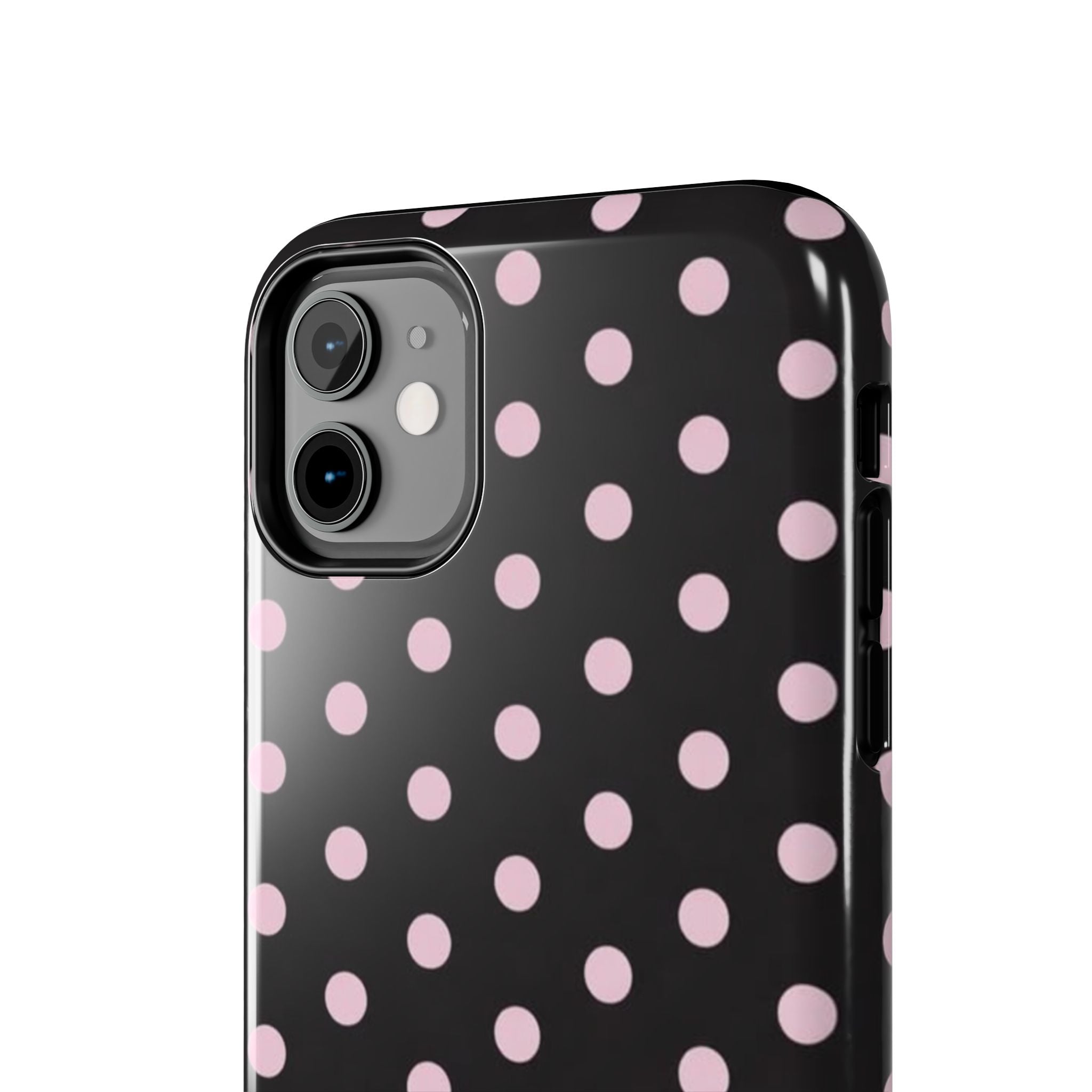 Black and Pink Spots Phone Case