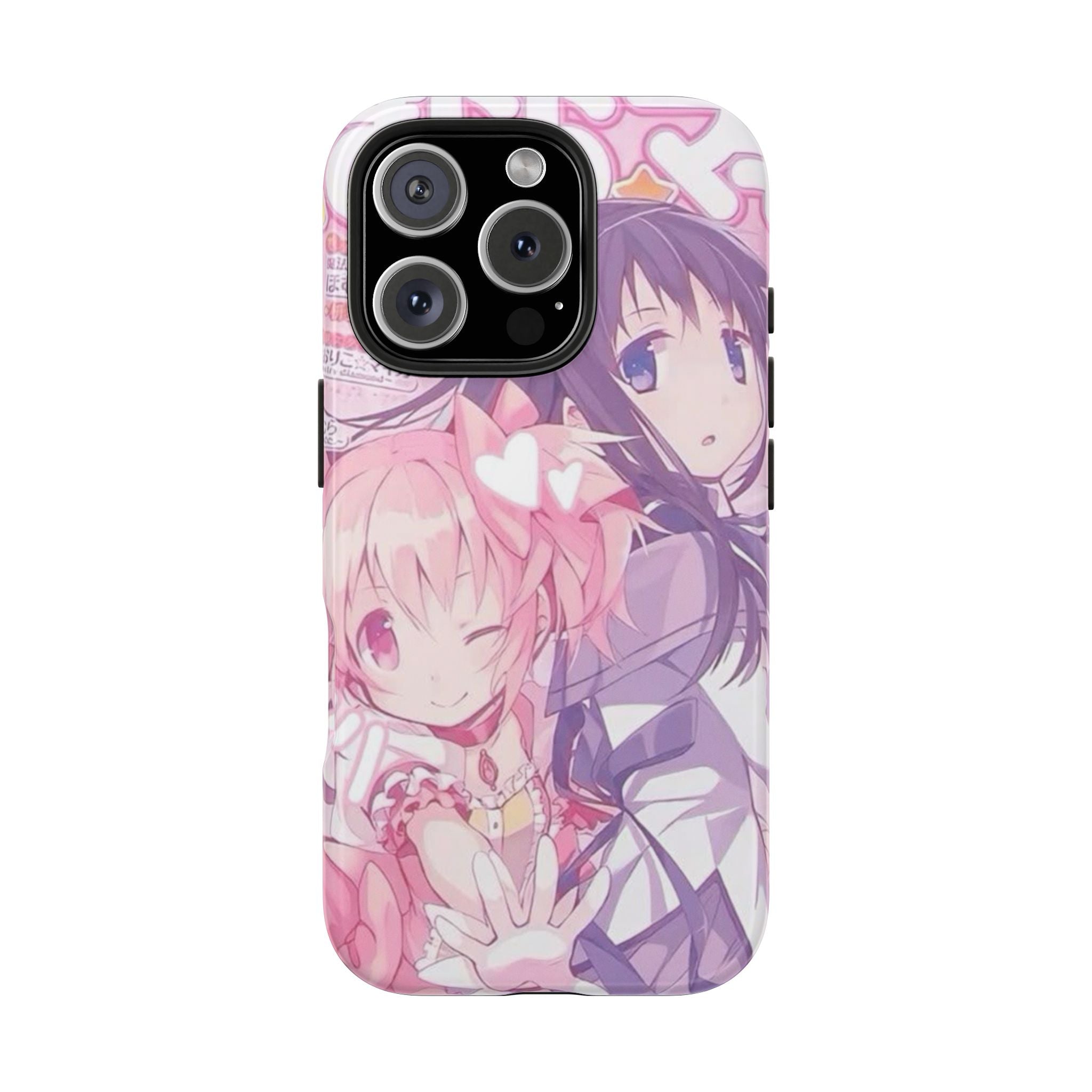 Cute Pink and Purple Anime Phone Case