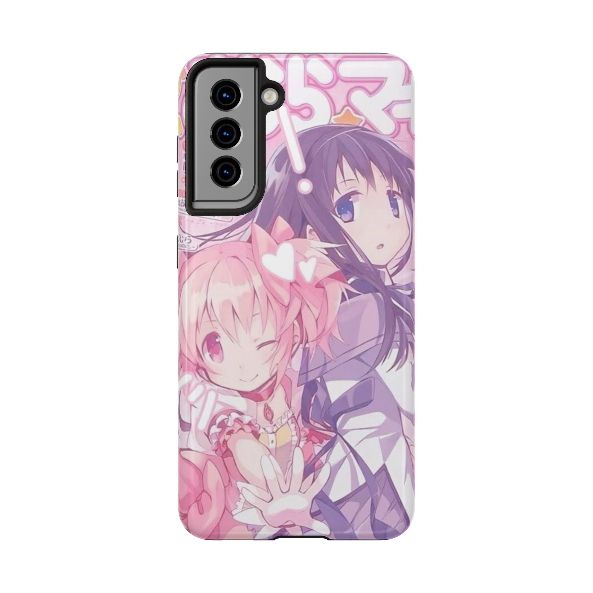 Cute Pink and Purple Anime Phone Case