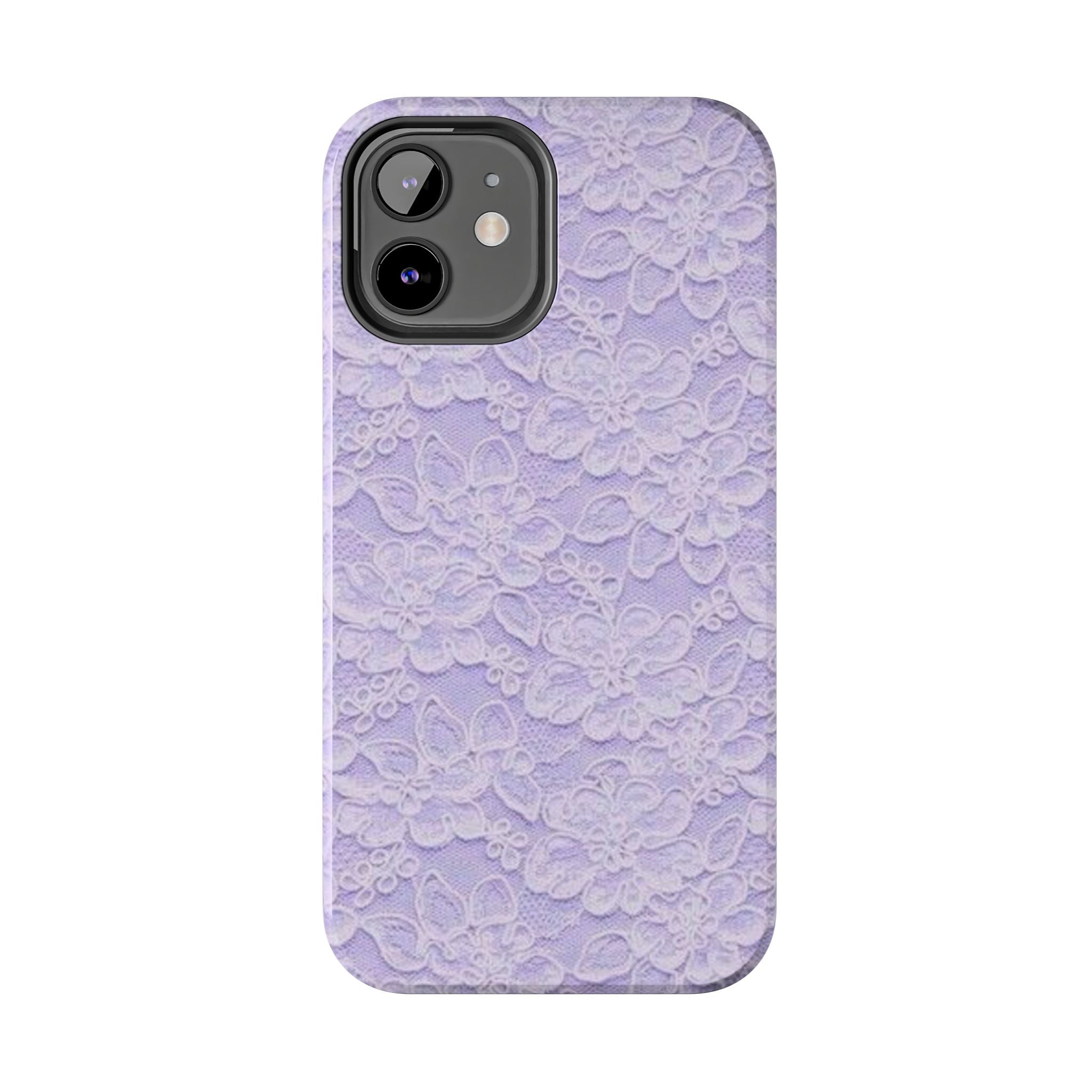 Purple Lace Cute Coquette Phone Case
