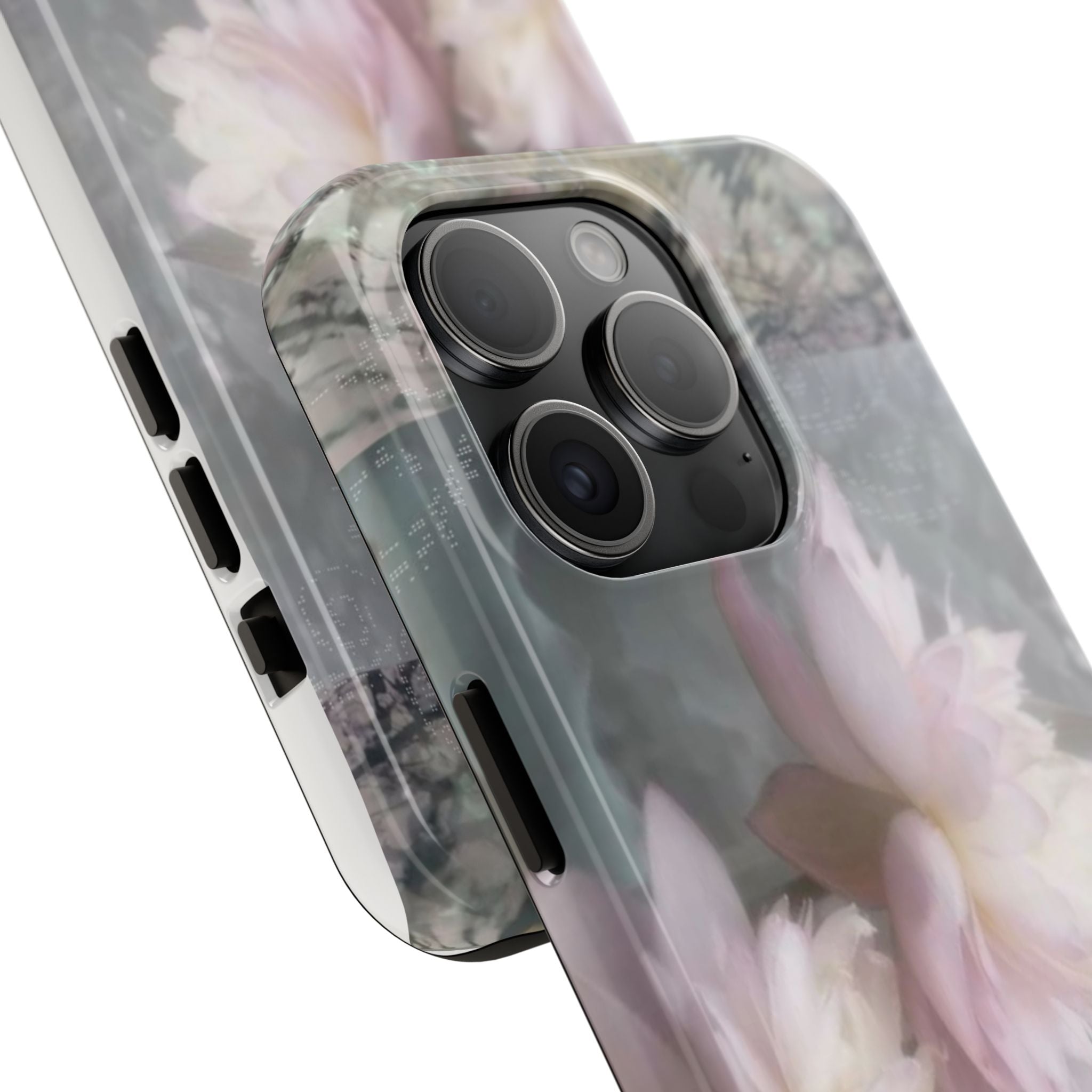 Lotus Flowers Cyber Whimsy Phone Case