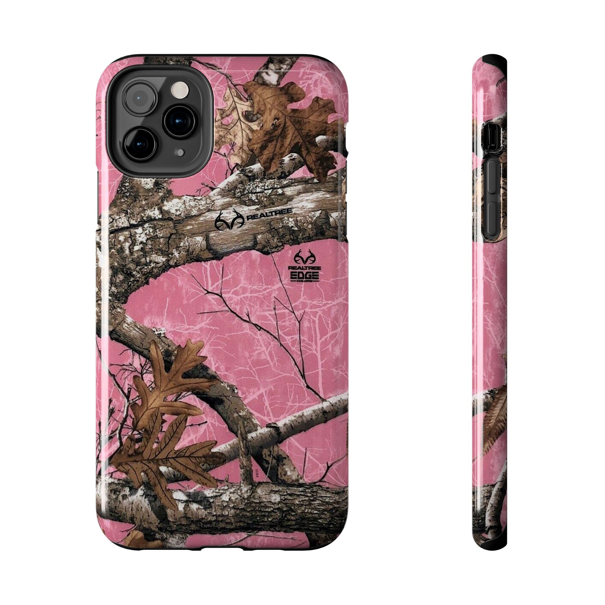 Pink Camo Real Tree Phone Case  - Tough Impact-Resistant Case