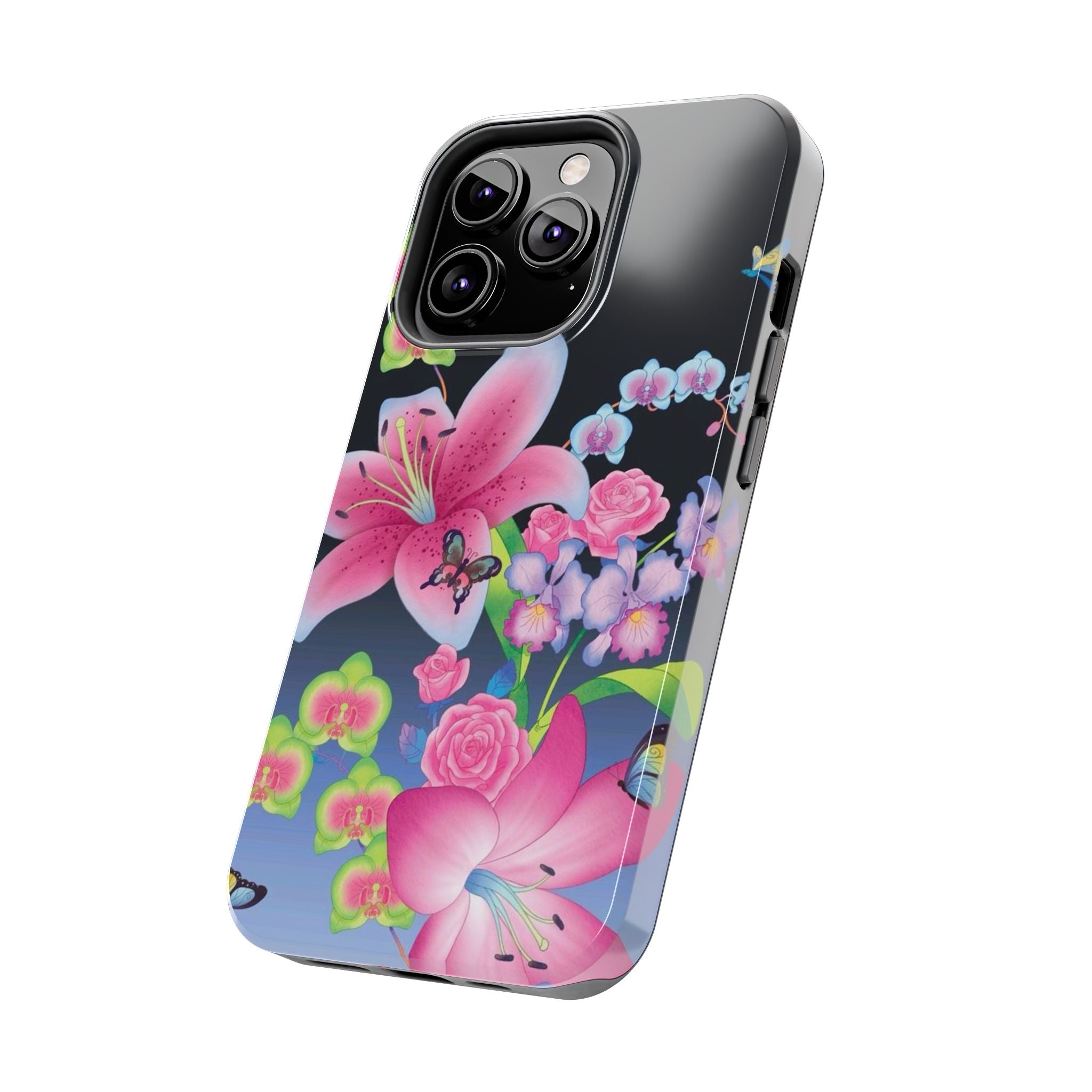 Bright Lily and Orchid  Phone Case