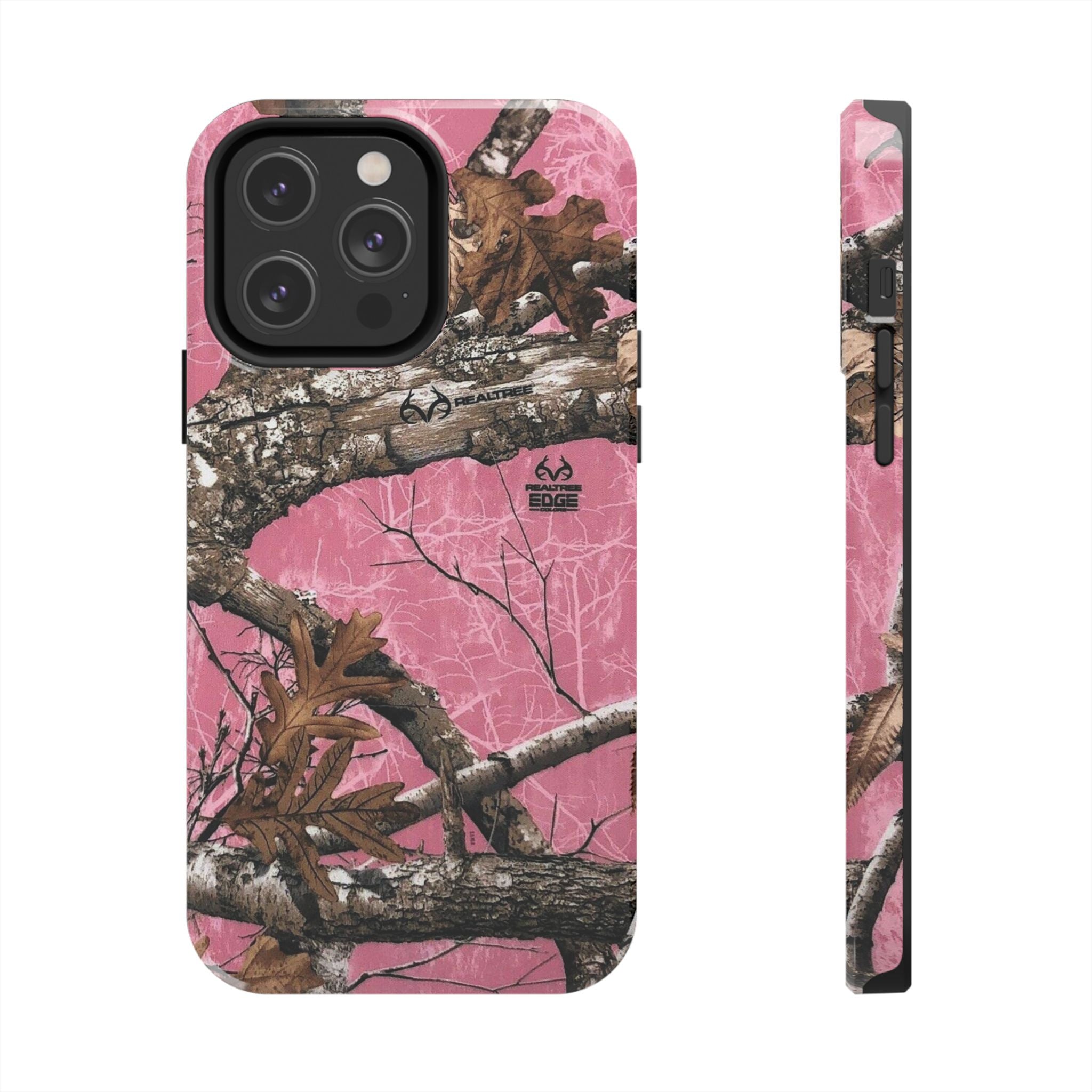 Pink Camo Real Tree Phone Case  - Tough Impact-Resistant Case