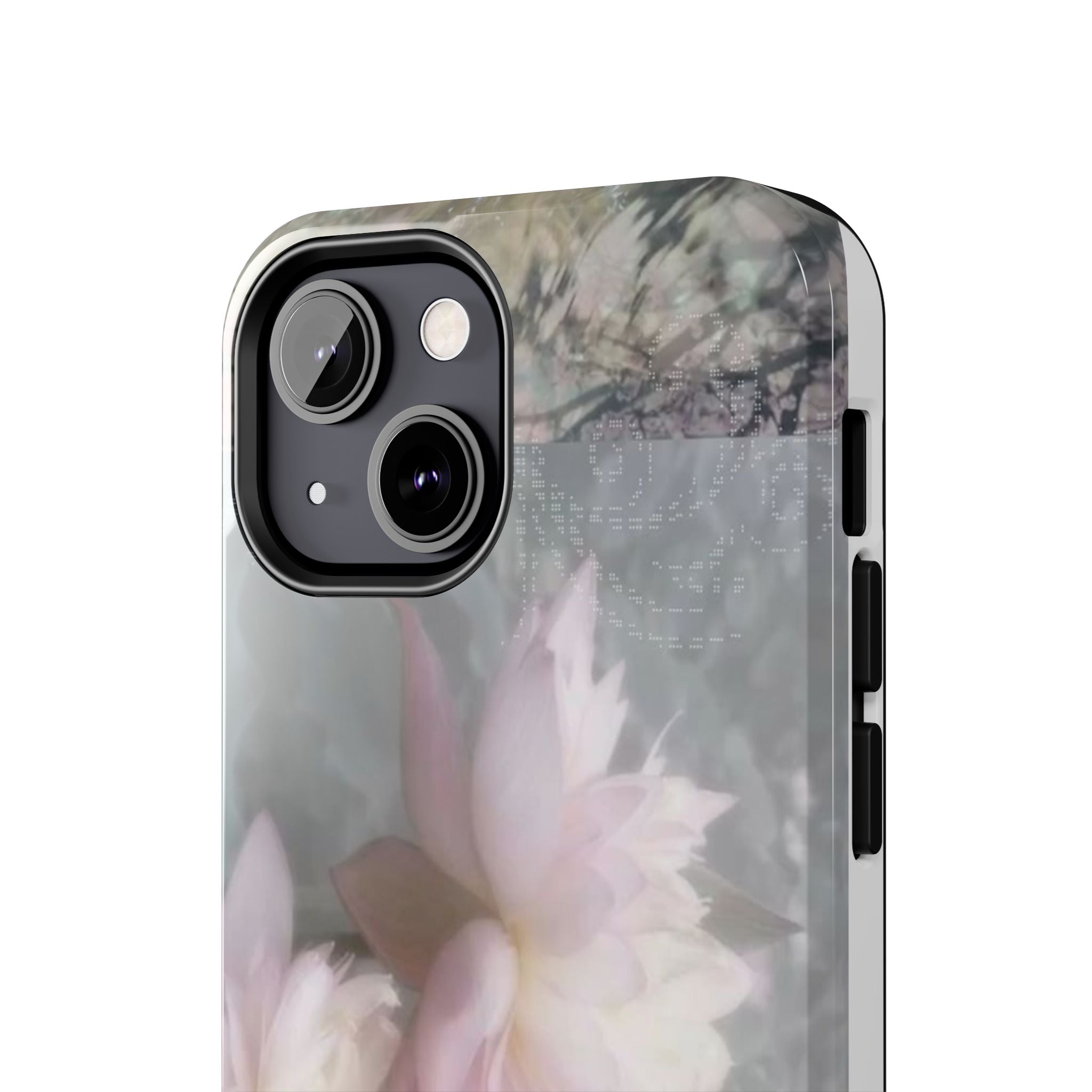 Lotus Flowers Cyber Whimsy Phone Case