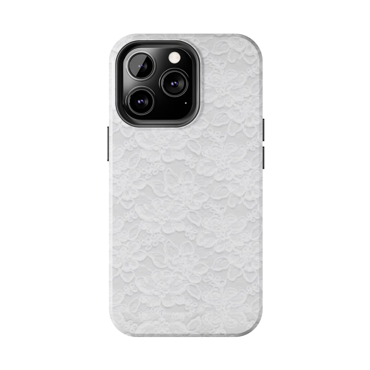 White Lace Coquette Phone Case