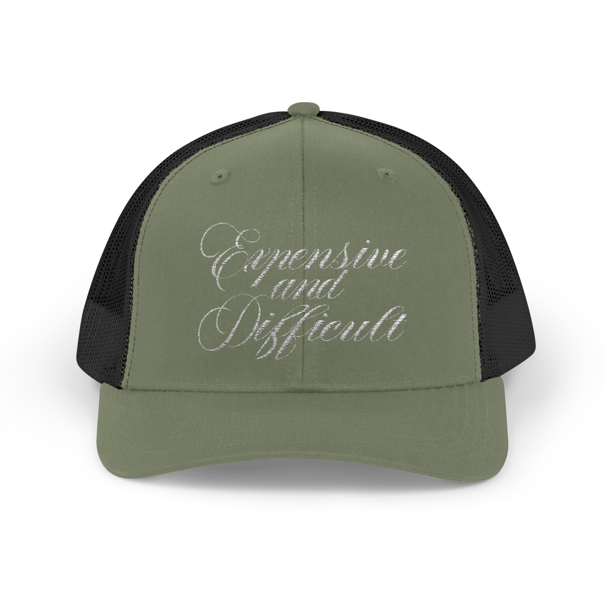 "EXPENSIVE AND DIFFICULT" Trucker Hat