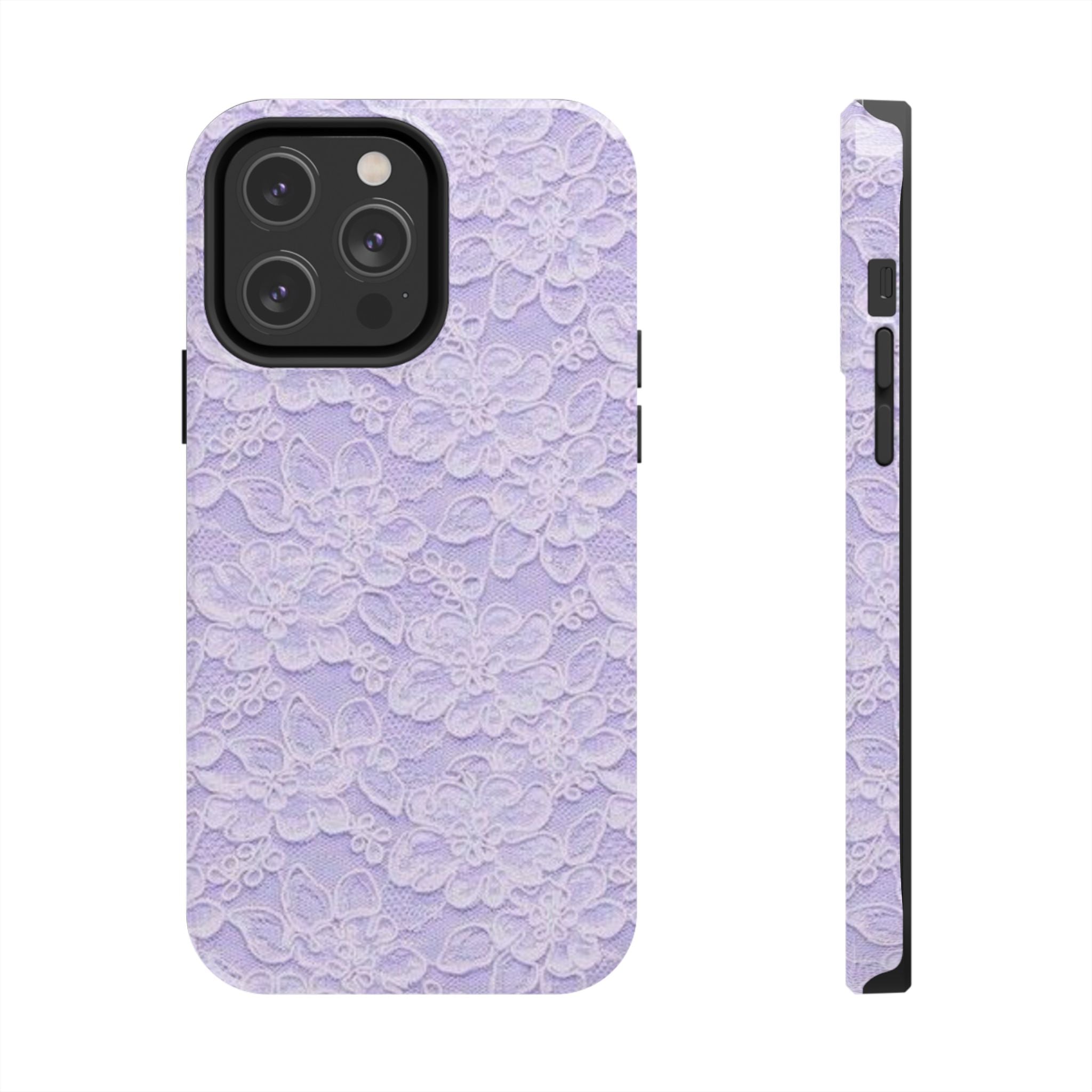 Purple Lace Cute Coquette Phone Case