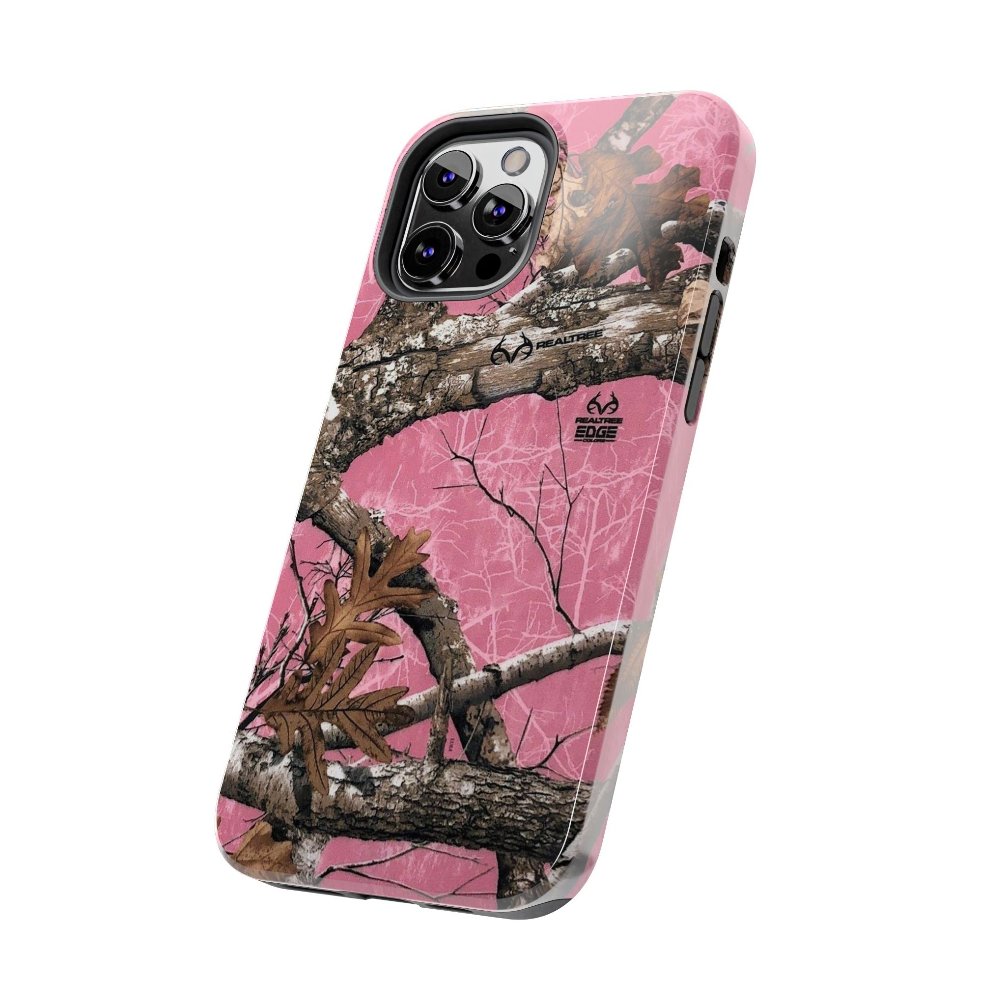 Pink Camo Real Tree Phone Case  - Tough Impact-Resistant Case