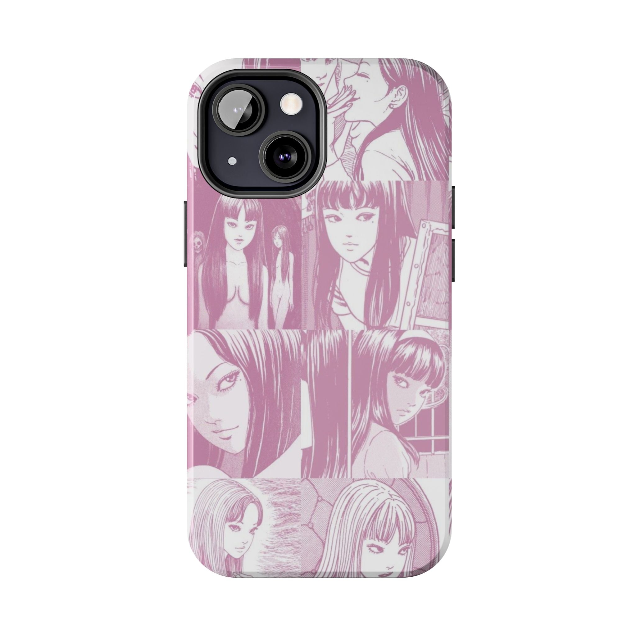 Cute Pink Anime Girl Comic BookPhone Case  - Tough Impact-Resistant Cases