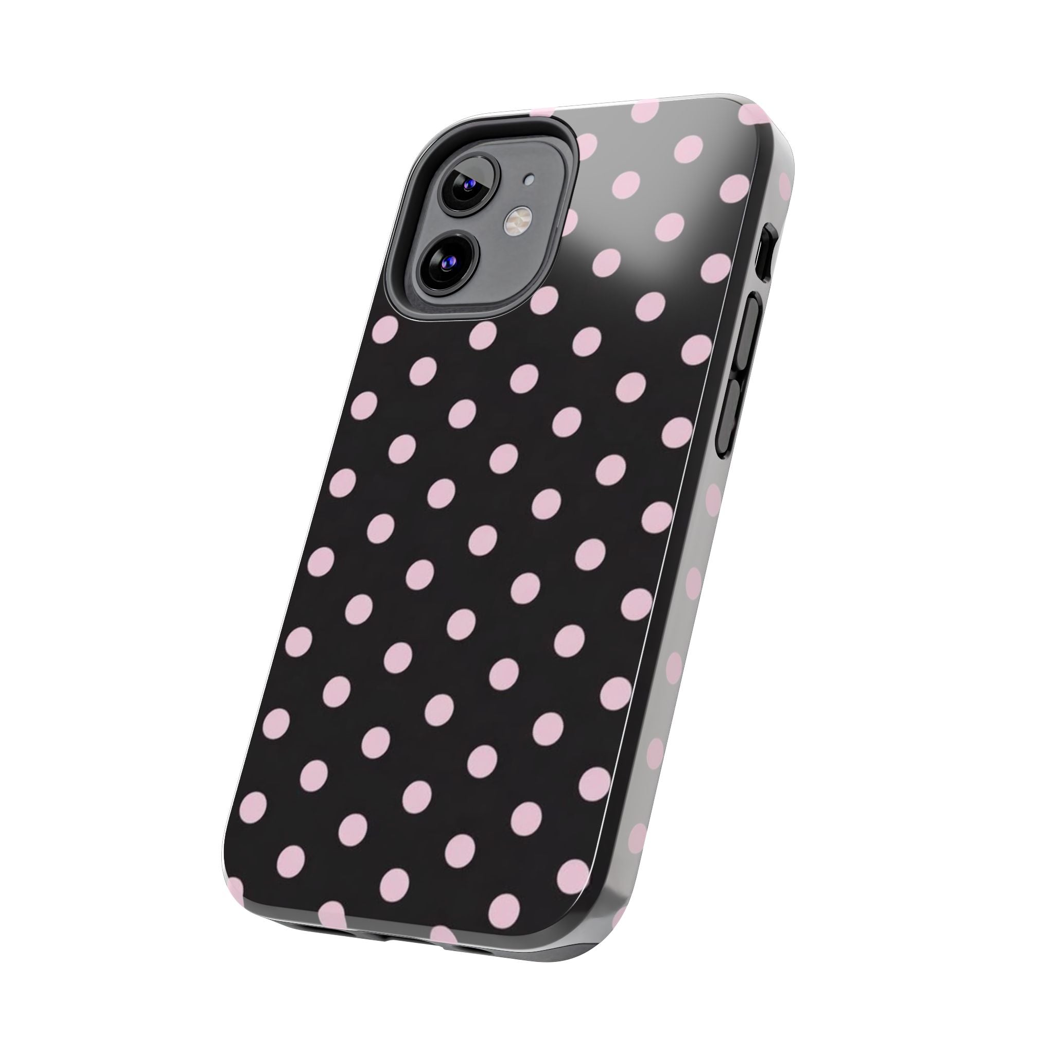 Black and Pink Spots Phone Case