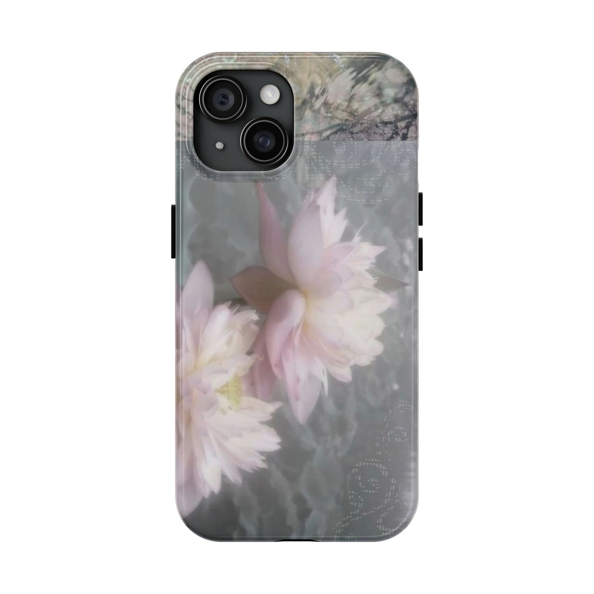 Lotus Flowers Cyber Whimsy Tough Phone Case
