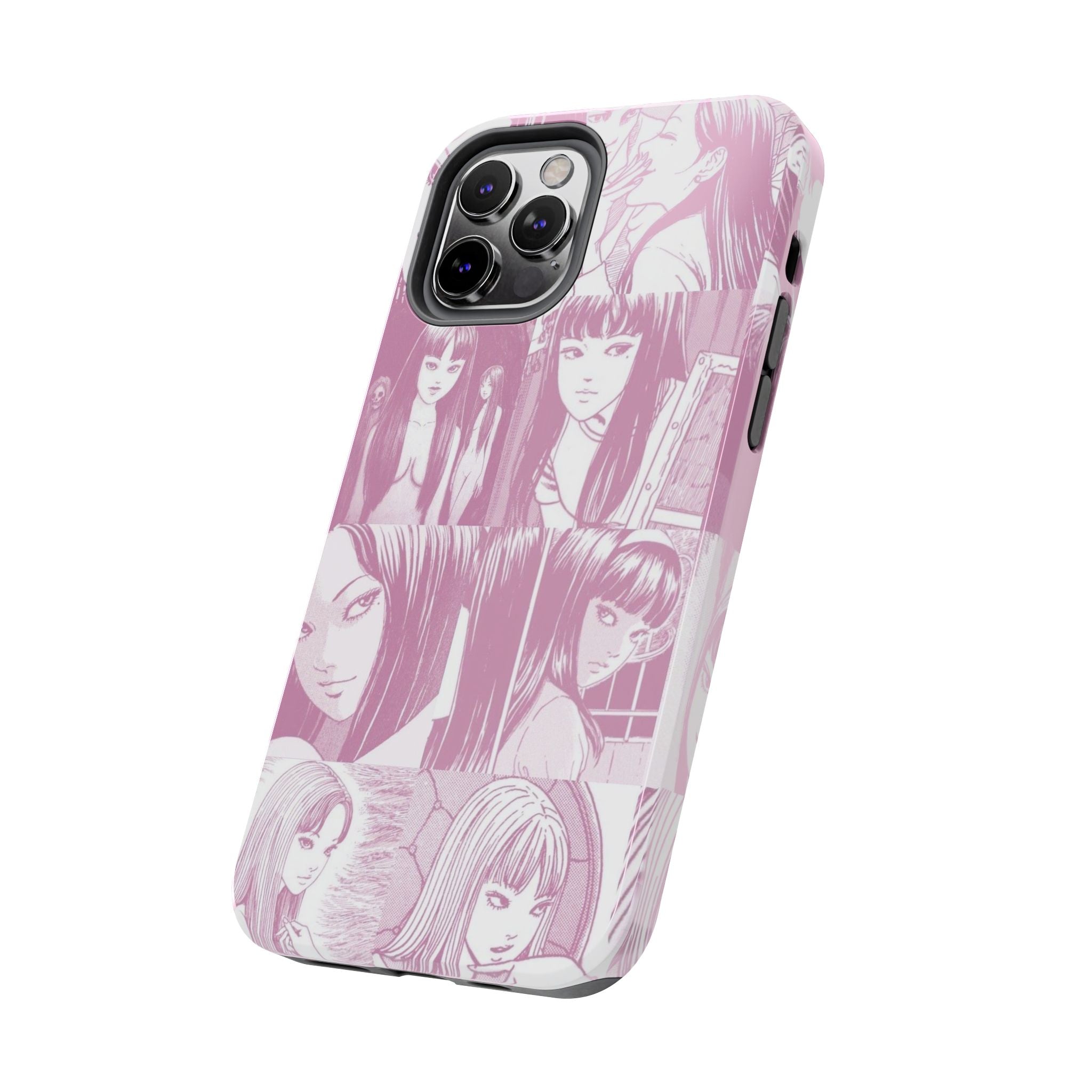 Cute Pink Anime Girl Comic BookPhone Case  - Tough Impact-Resistant Cases