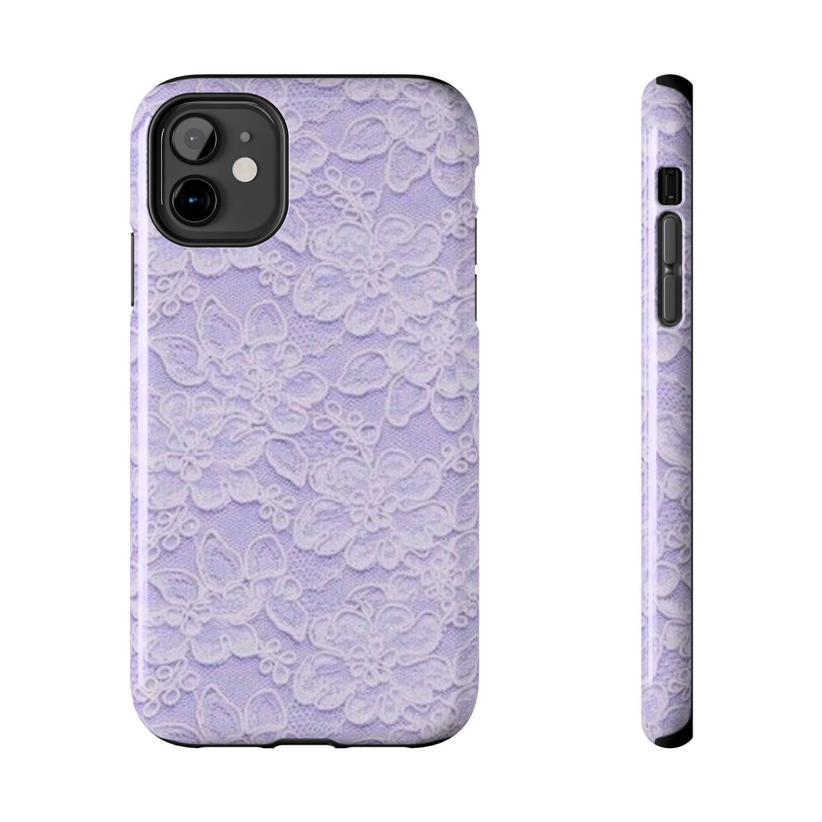 Purple Lace Cute Coquette Phone Case