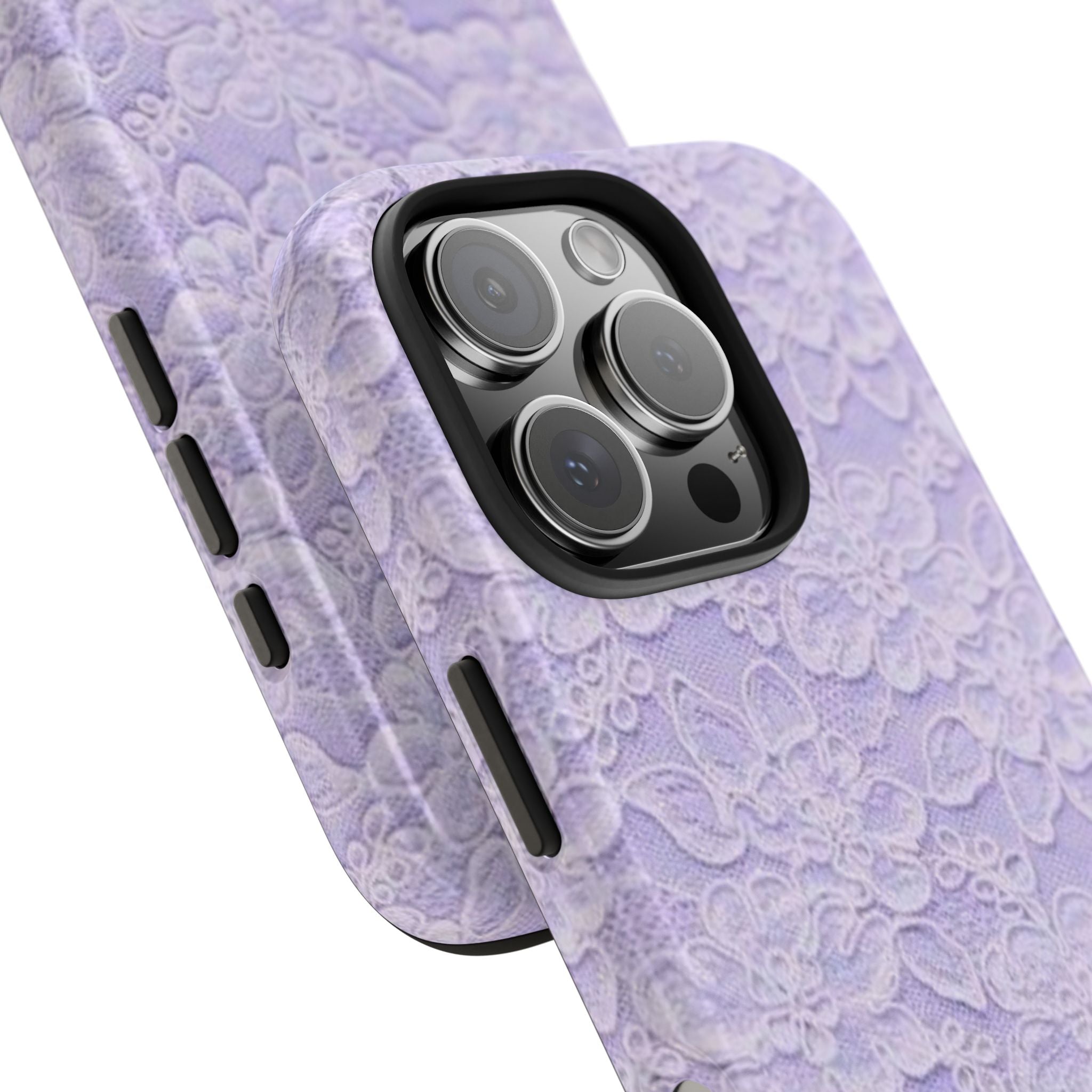 Purple Lace Cute Coquette Phone Case