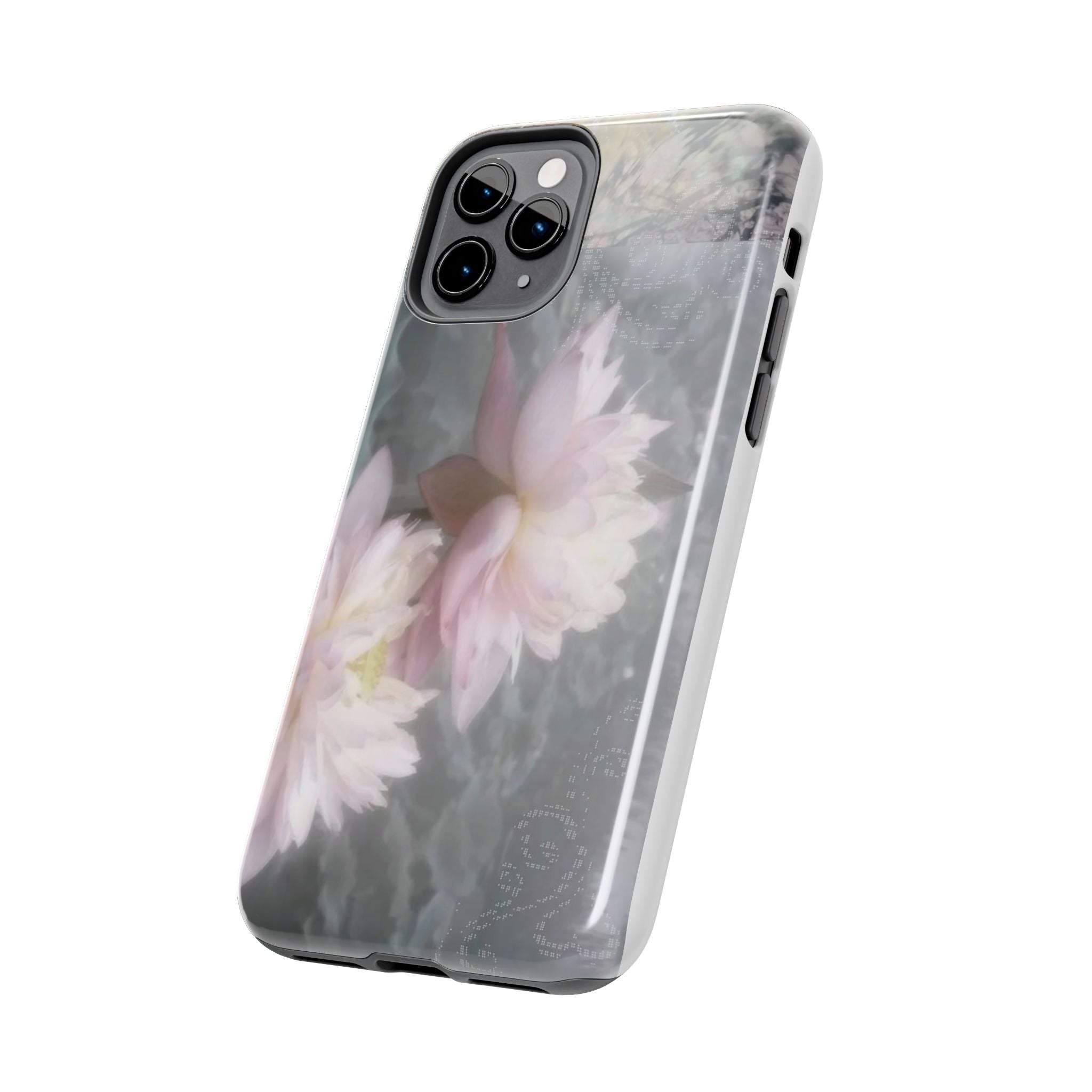 Lotus Flowers Cyber Whimsy Phone Case