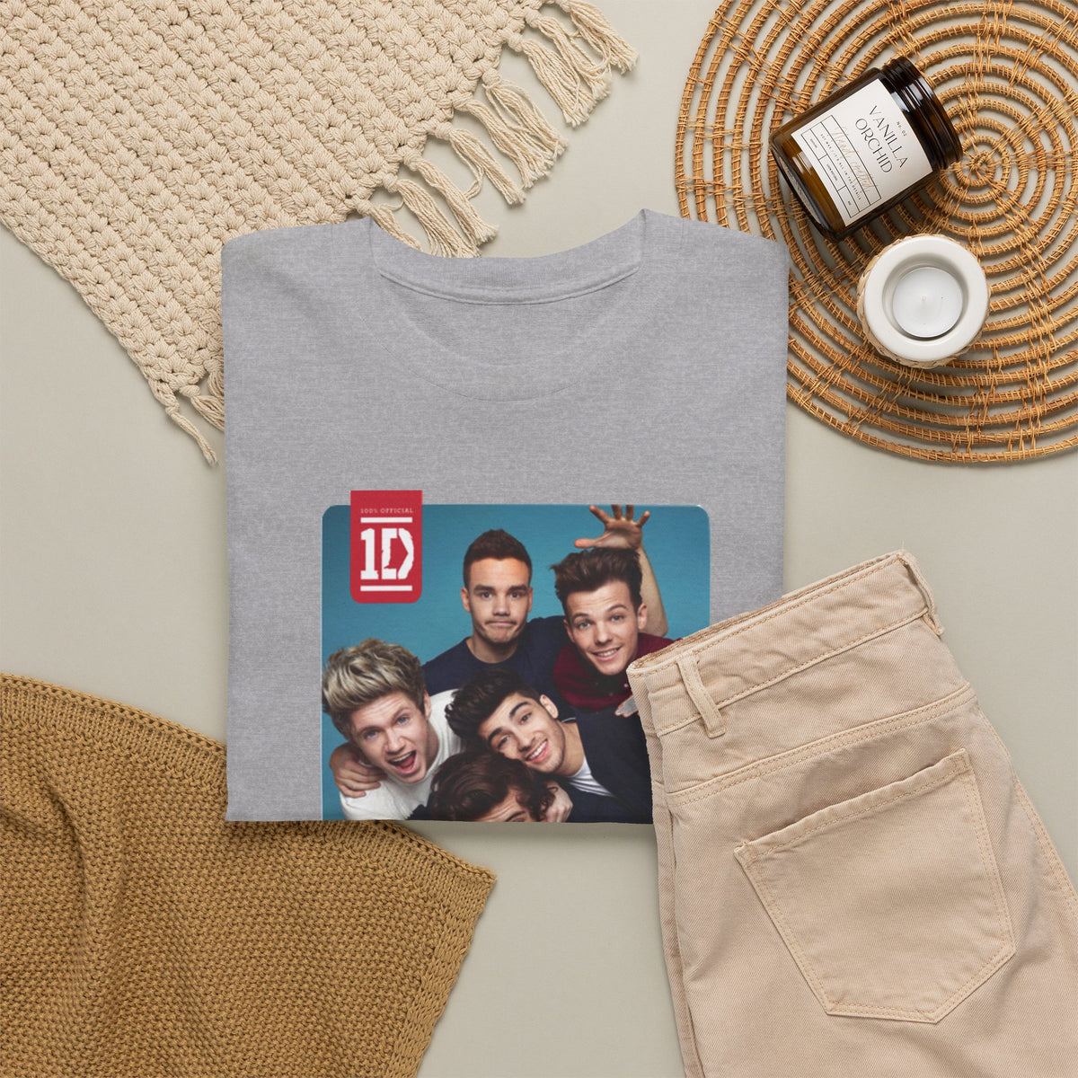 One Direction Shirt Vintage Style Lyric Inspired 1D 100% Cotton Shirt