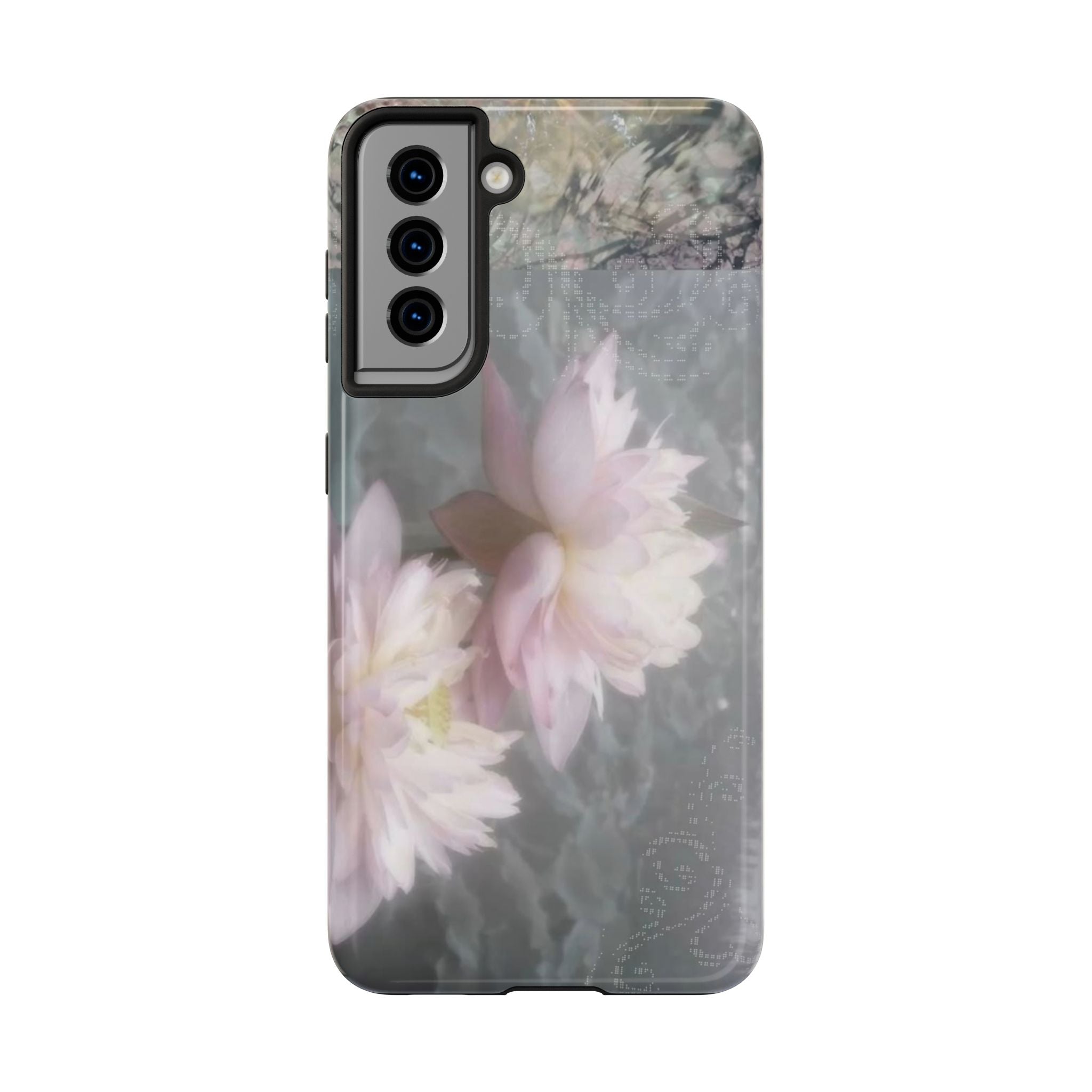 Lotus Flowers Cyber Whimsy Phone Case