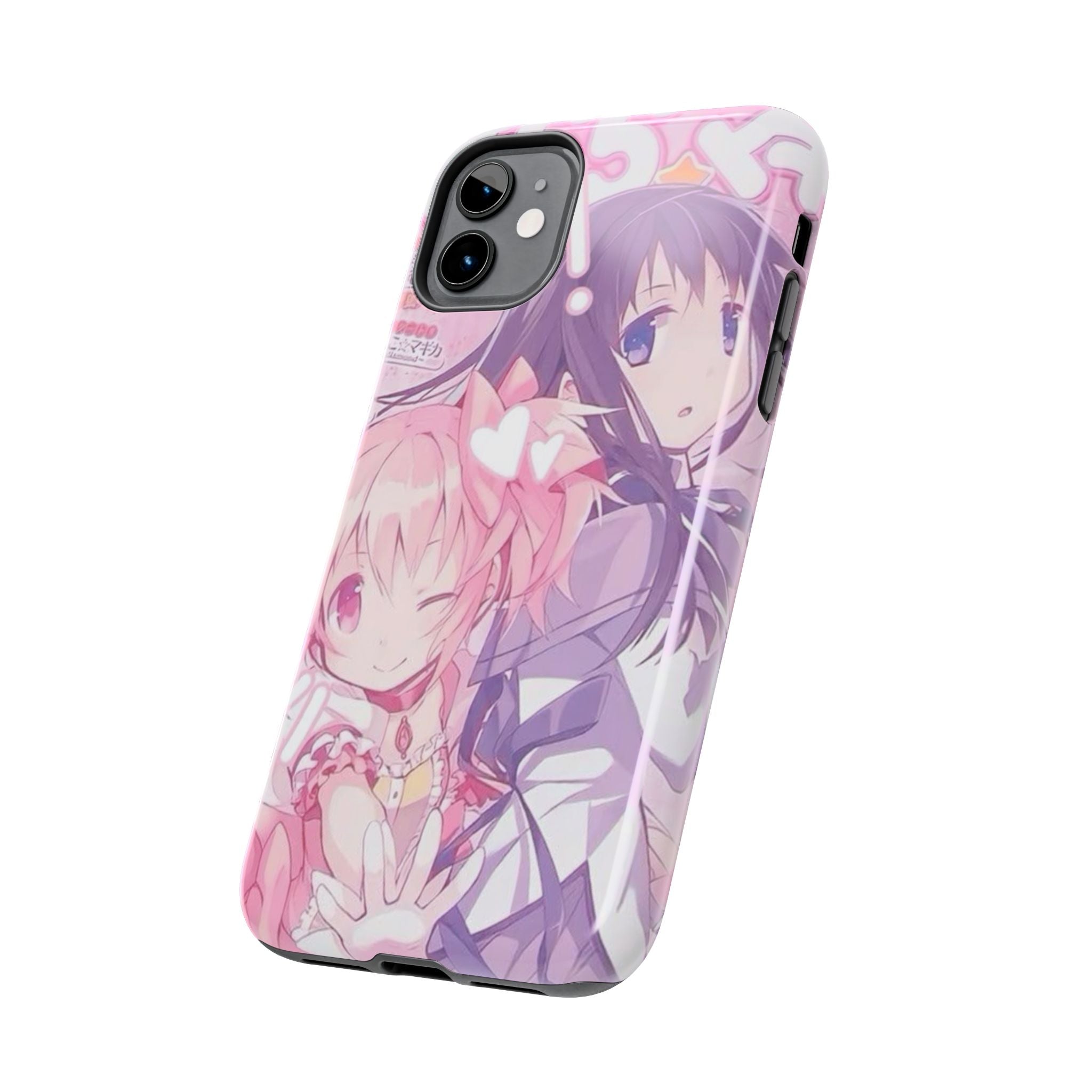Cute Pink and Purple Anime Phone Case