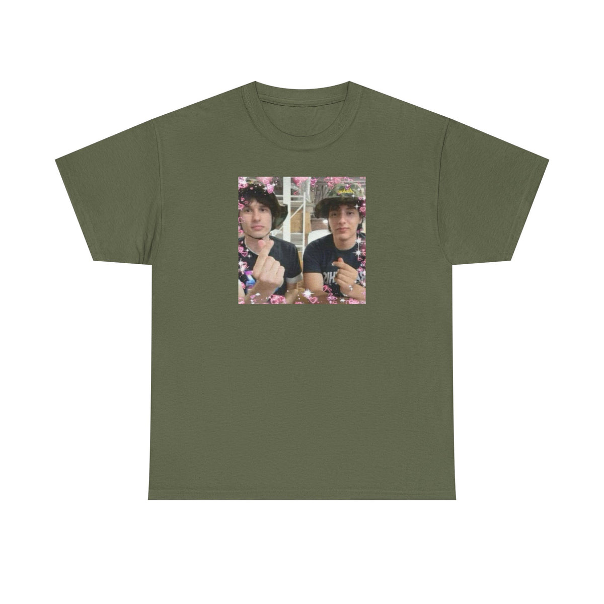 Proud Slushy Noobz Kawaii Cute Pic Martin and Hamzah Fan Merch Unisex Heavy Cotton Tee