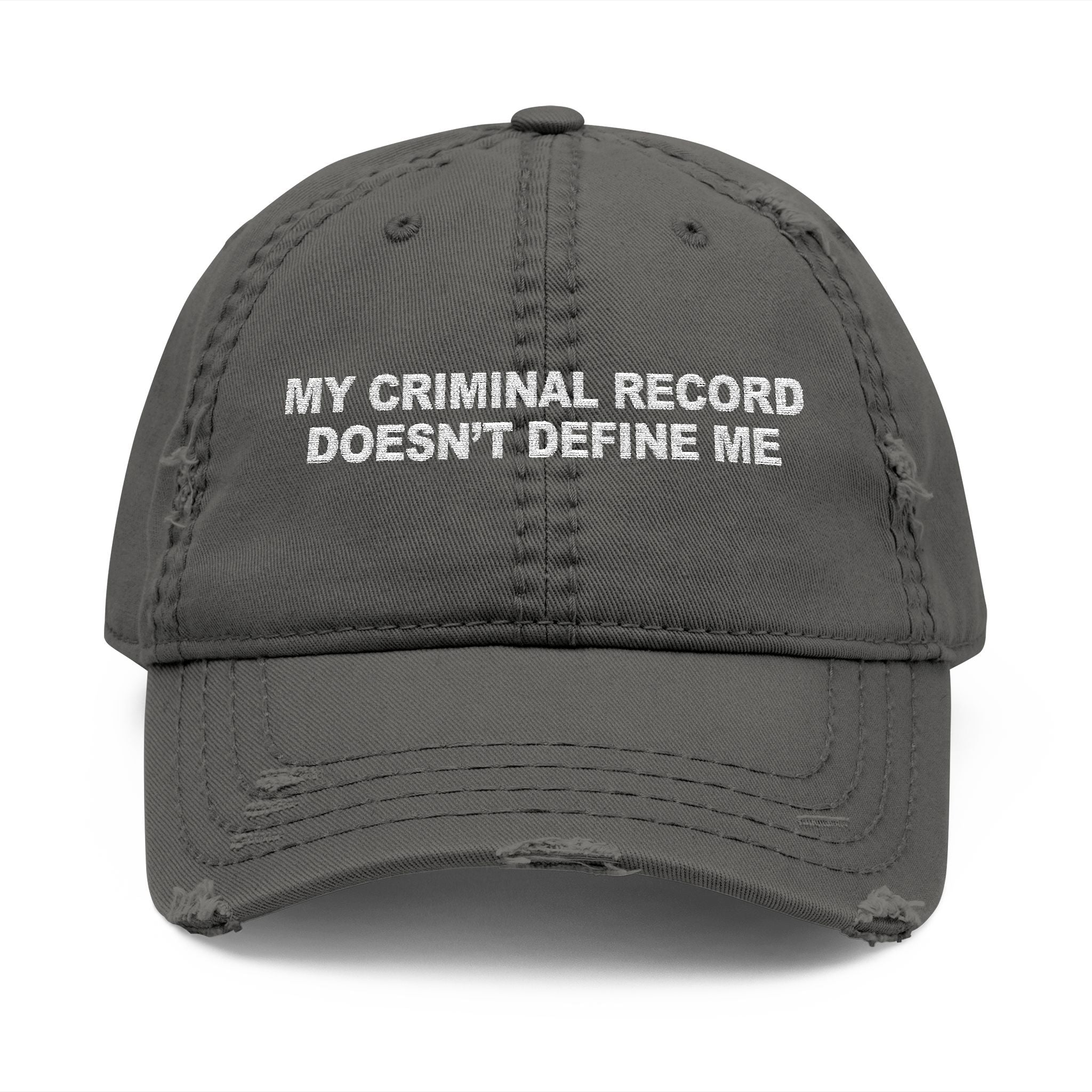 Criminal Record Joke Hat