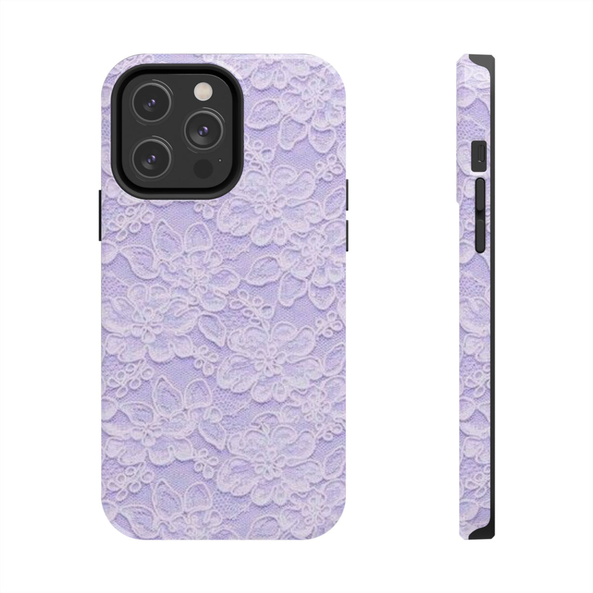 Purple Lace Cute Coquette Phone Case
