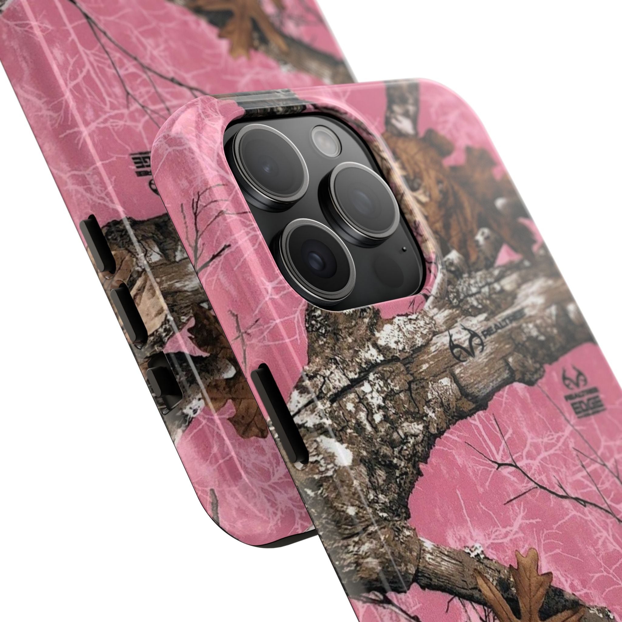 Pink Camo Real Tree Phone Case  - Tough Impact-Resistant Case