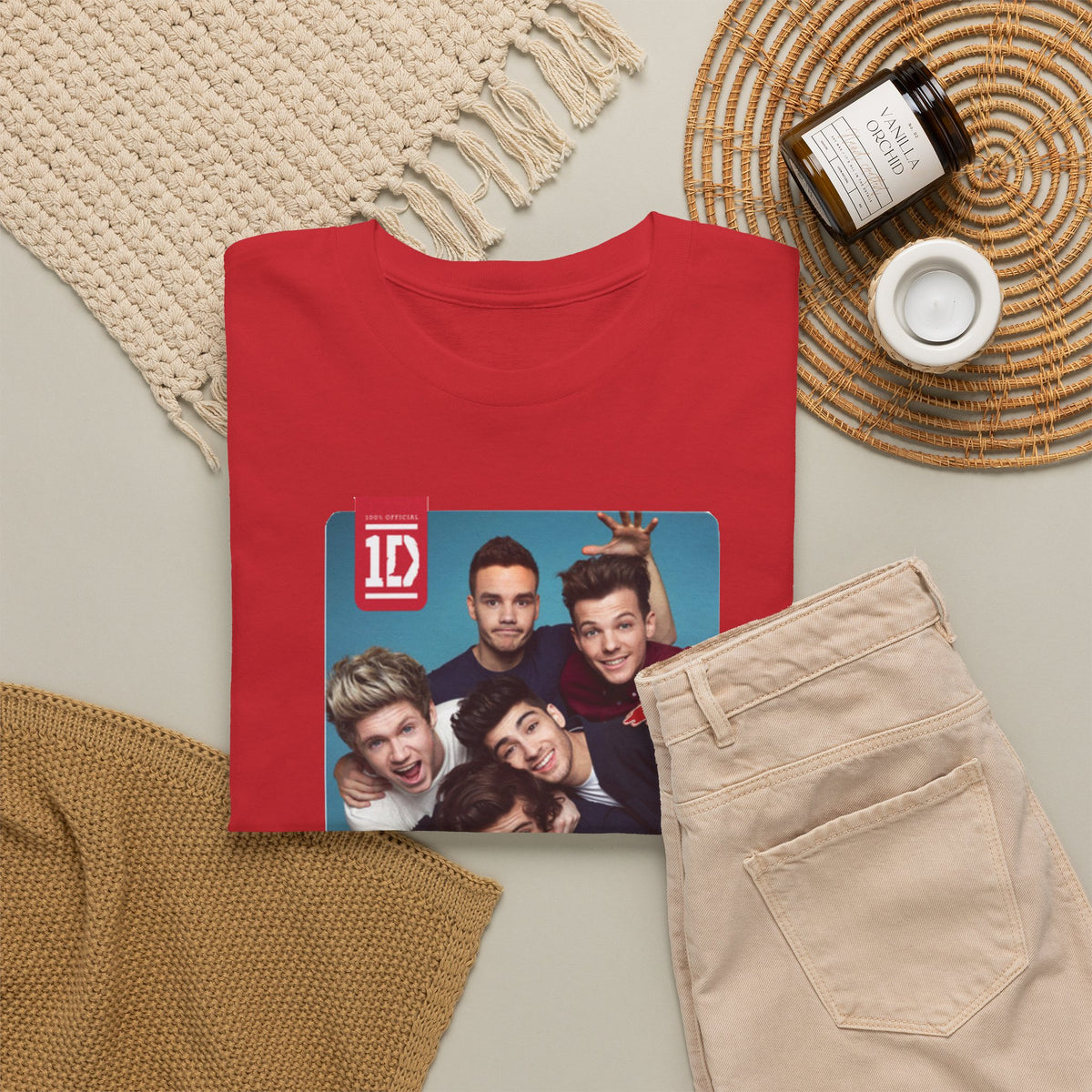 One Direction Shirt Vintage Style Lyric Inspired 1D 100% Cotton Shirt