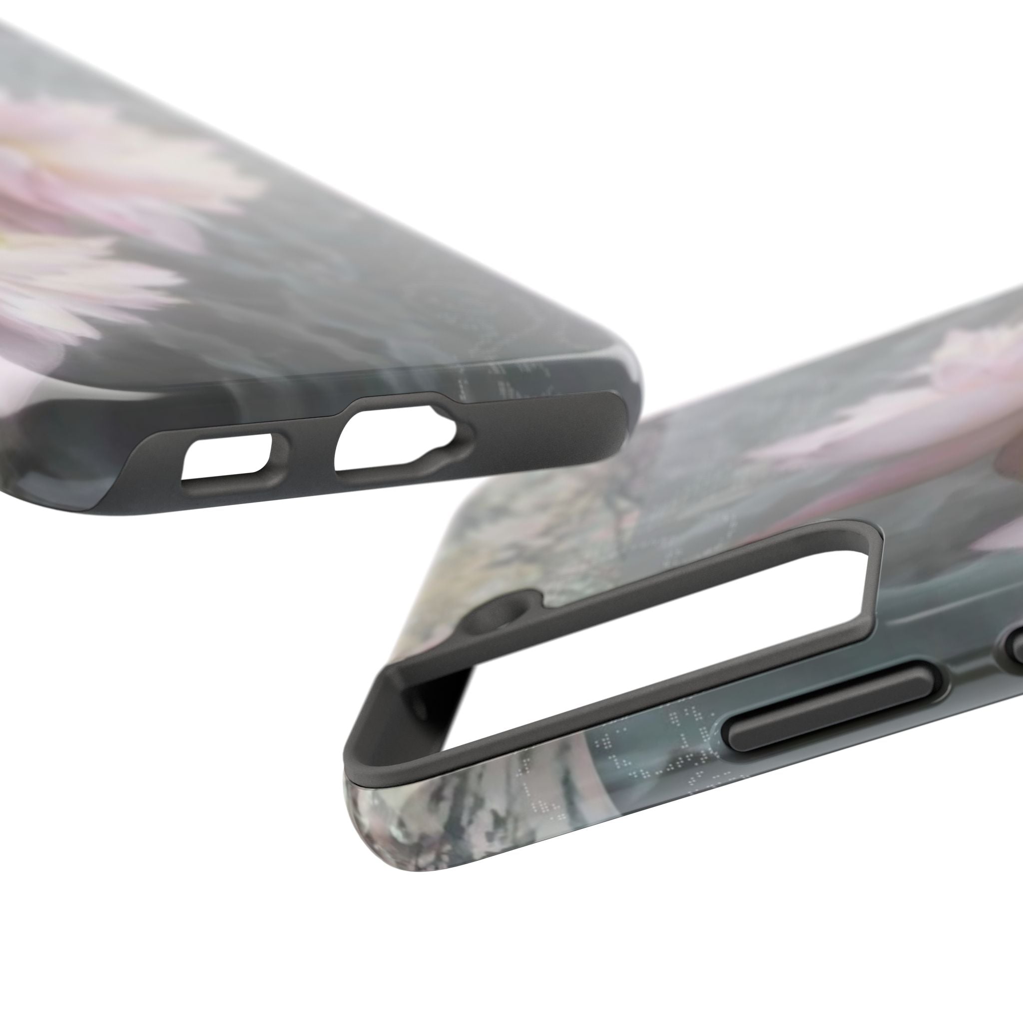 Lotus Flowers Cyber Whimsy Phone Case