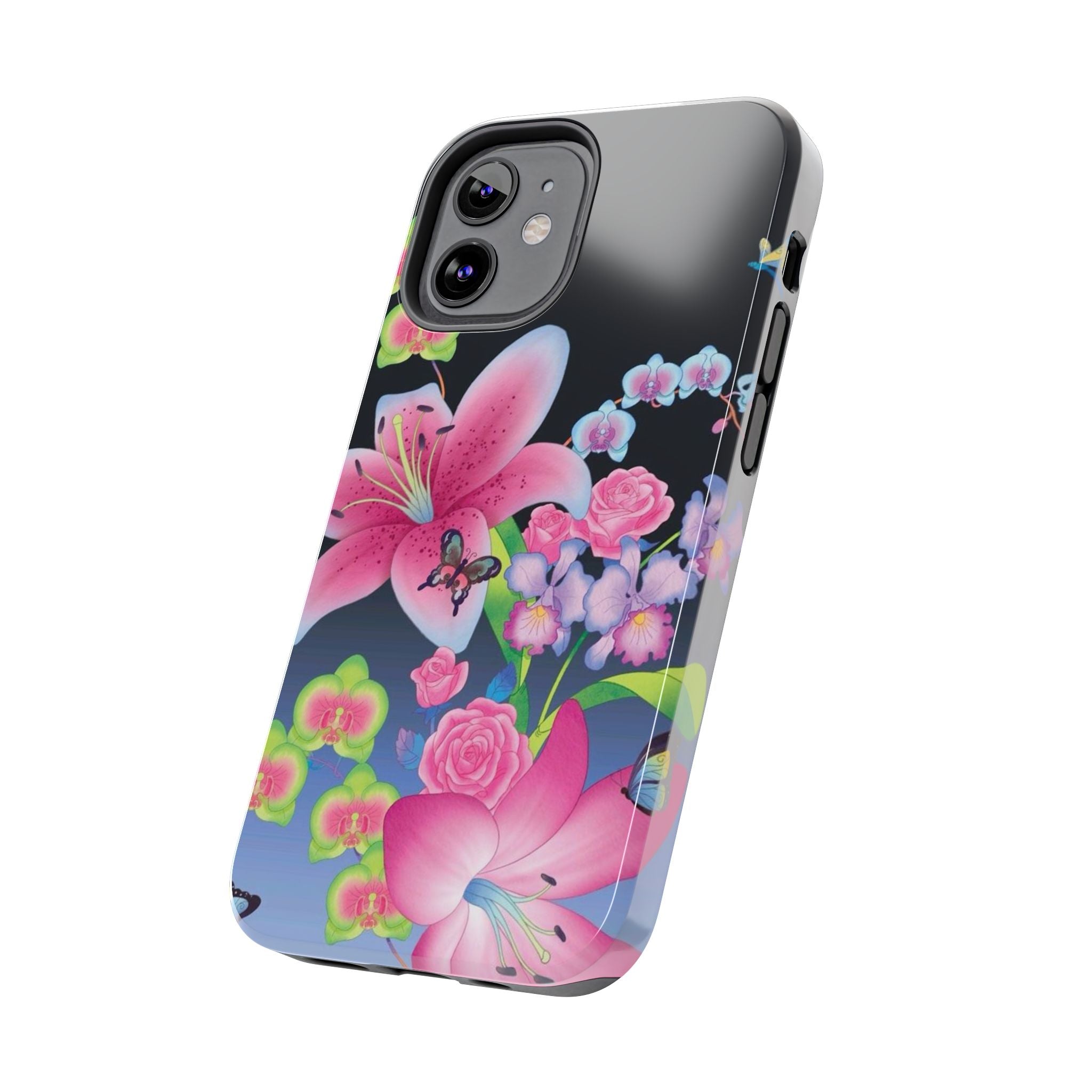 Bright Lily and Orchid  Phone Case
