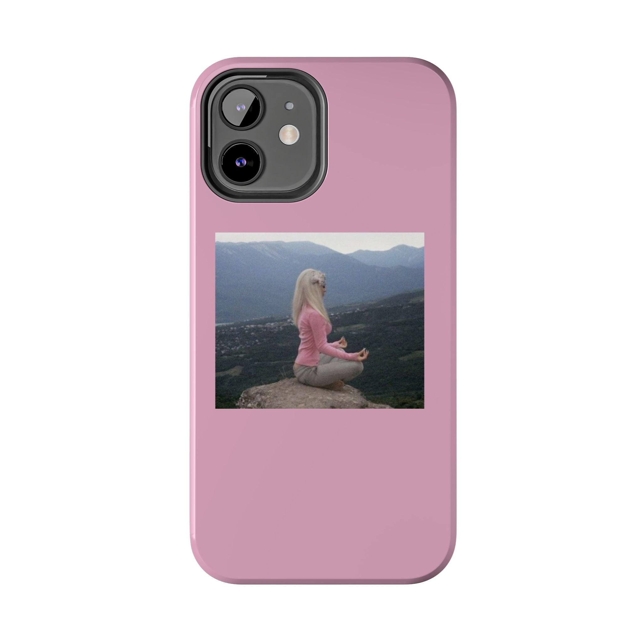 Manifestation Yoga Girl Manifesting Meme Phone Case