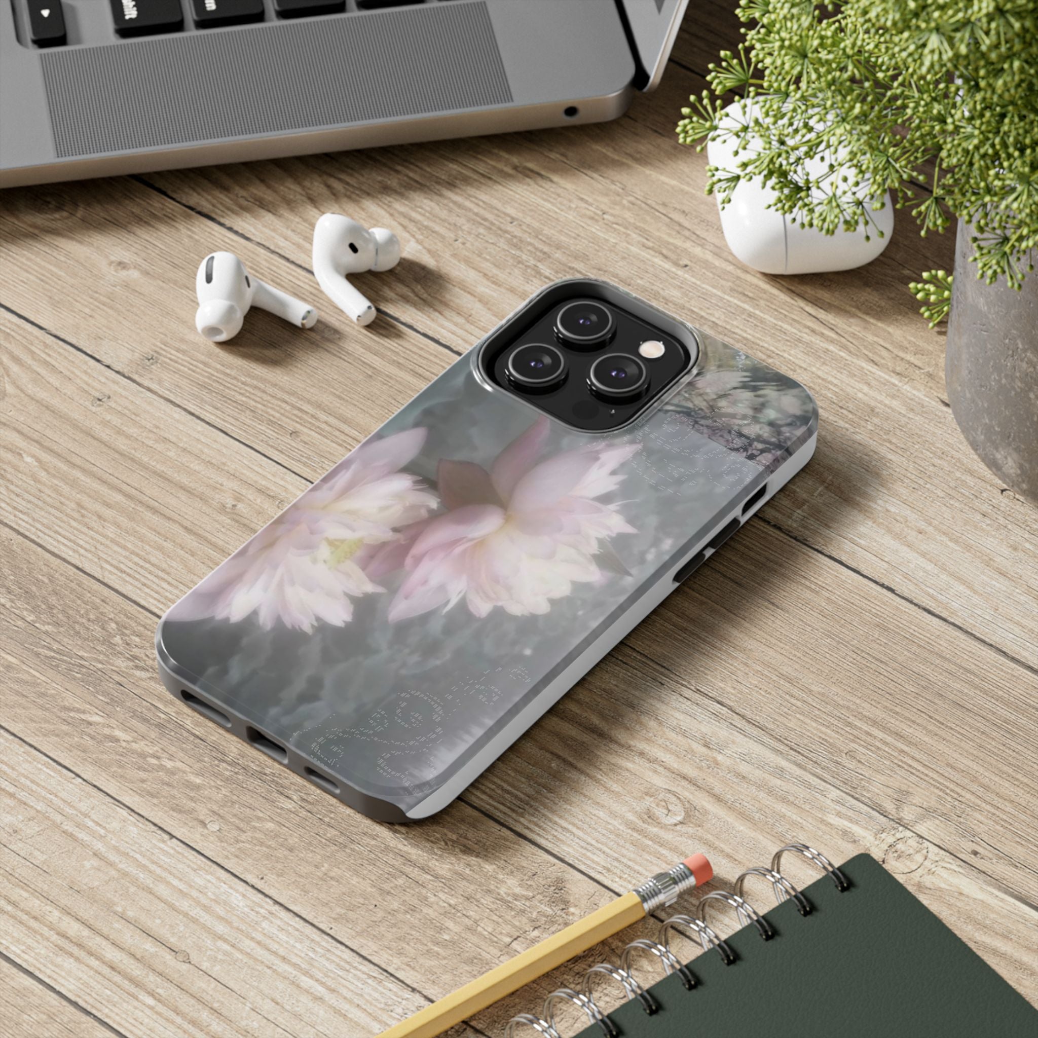 Lotus Flowers Cyber Whimsy Tough Phone Case
