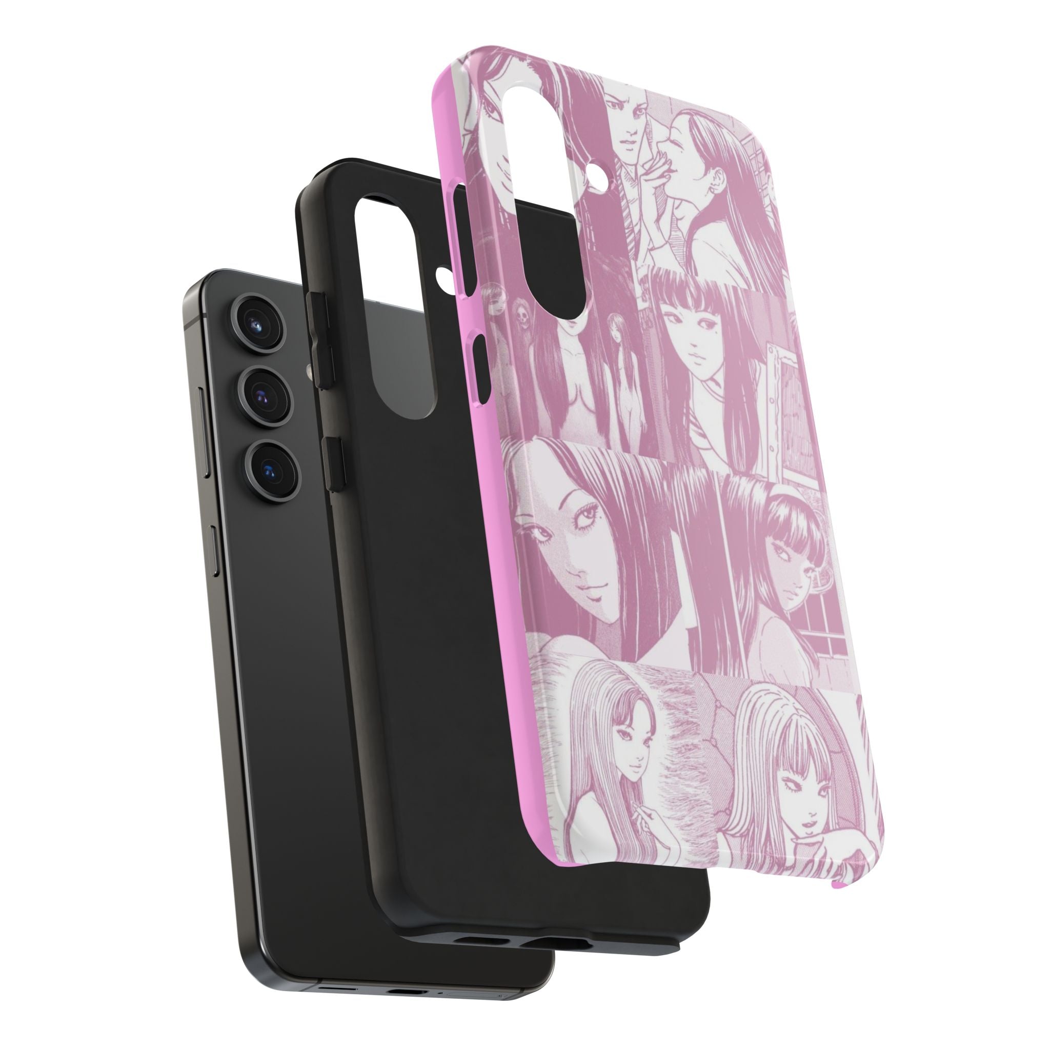 Cute Pink Anime Girl Comic BookPhone Case  - Tough Impact-Resistant Cases
