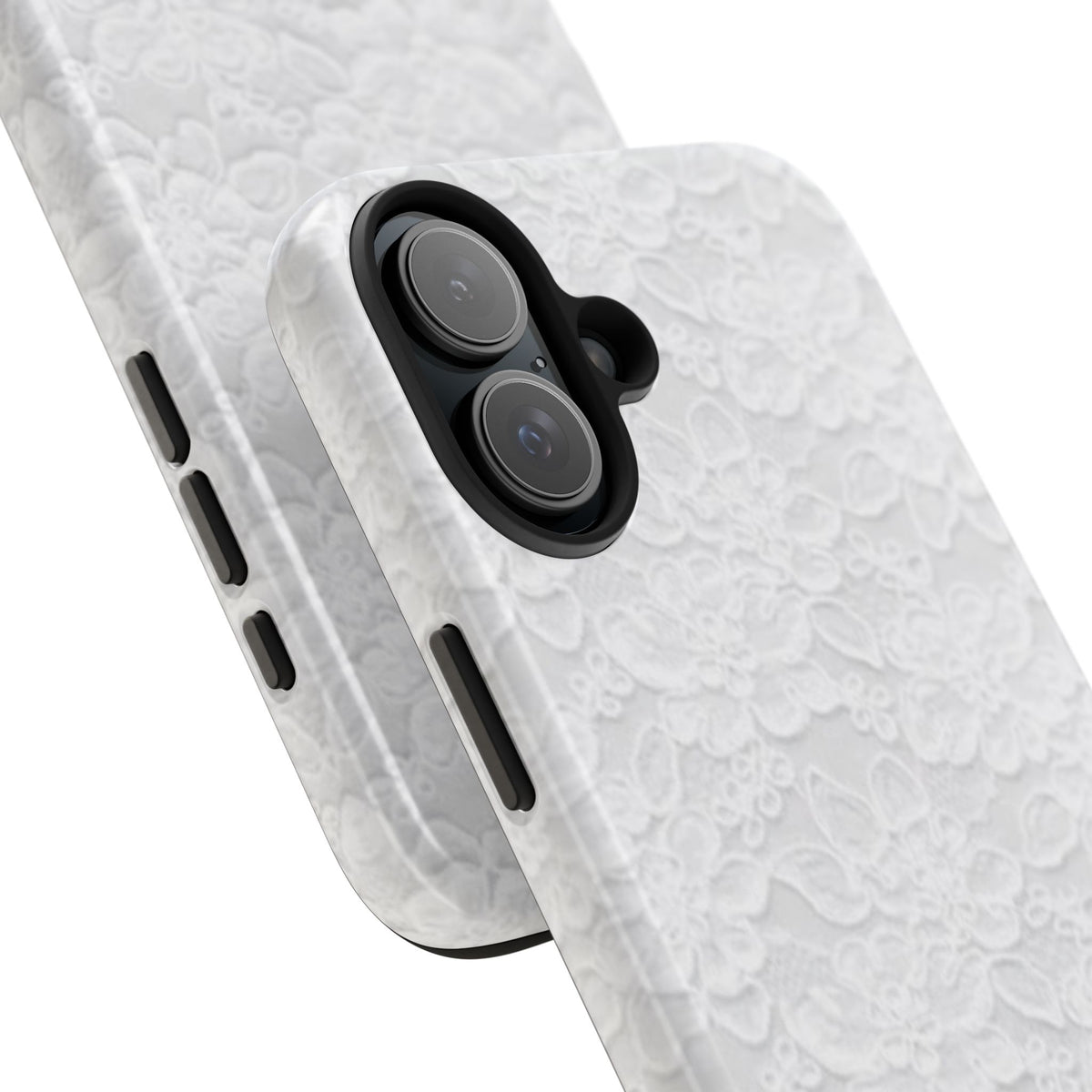White Lace Coquette Phone Case