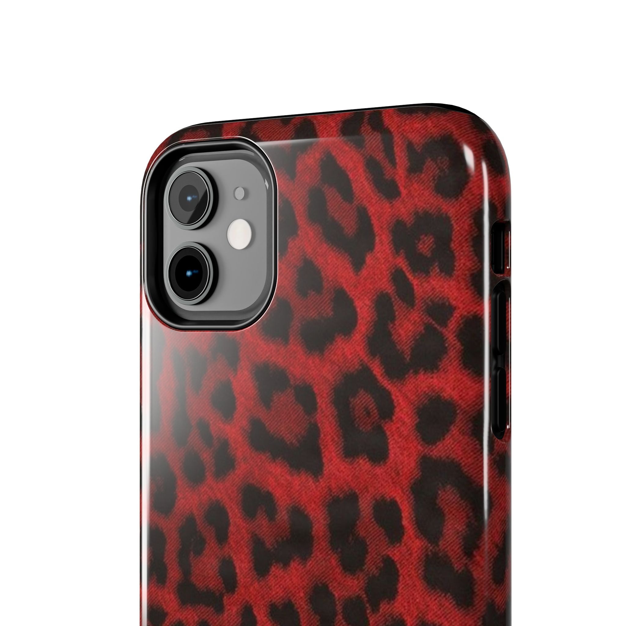 Red Cheetah Leopard Phone Case  - Tough Impact-Resistant Case