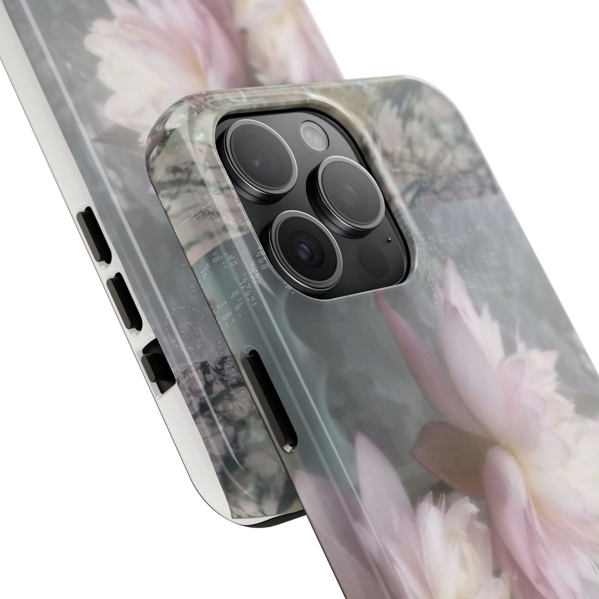 Lotus Flowers Cyber Whimsy Phone Case