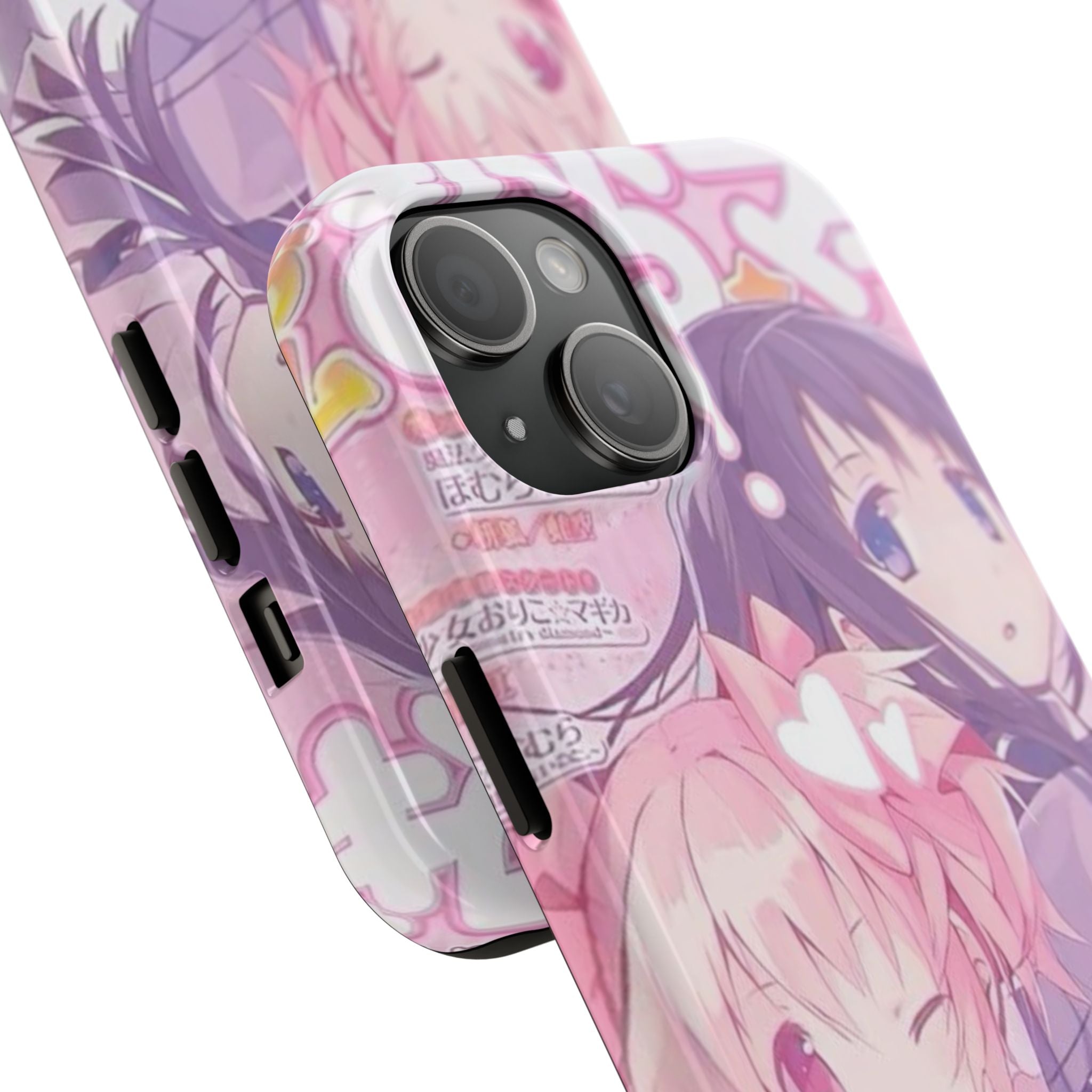 Cute Pink and Purple Anime Phone Case