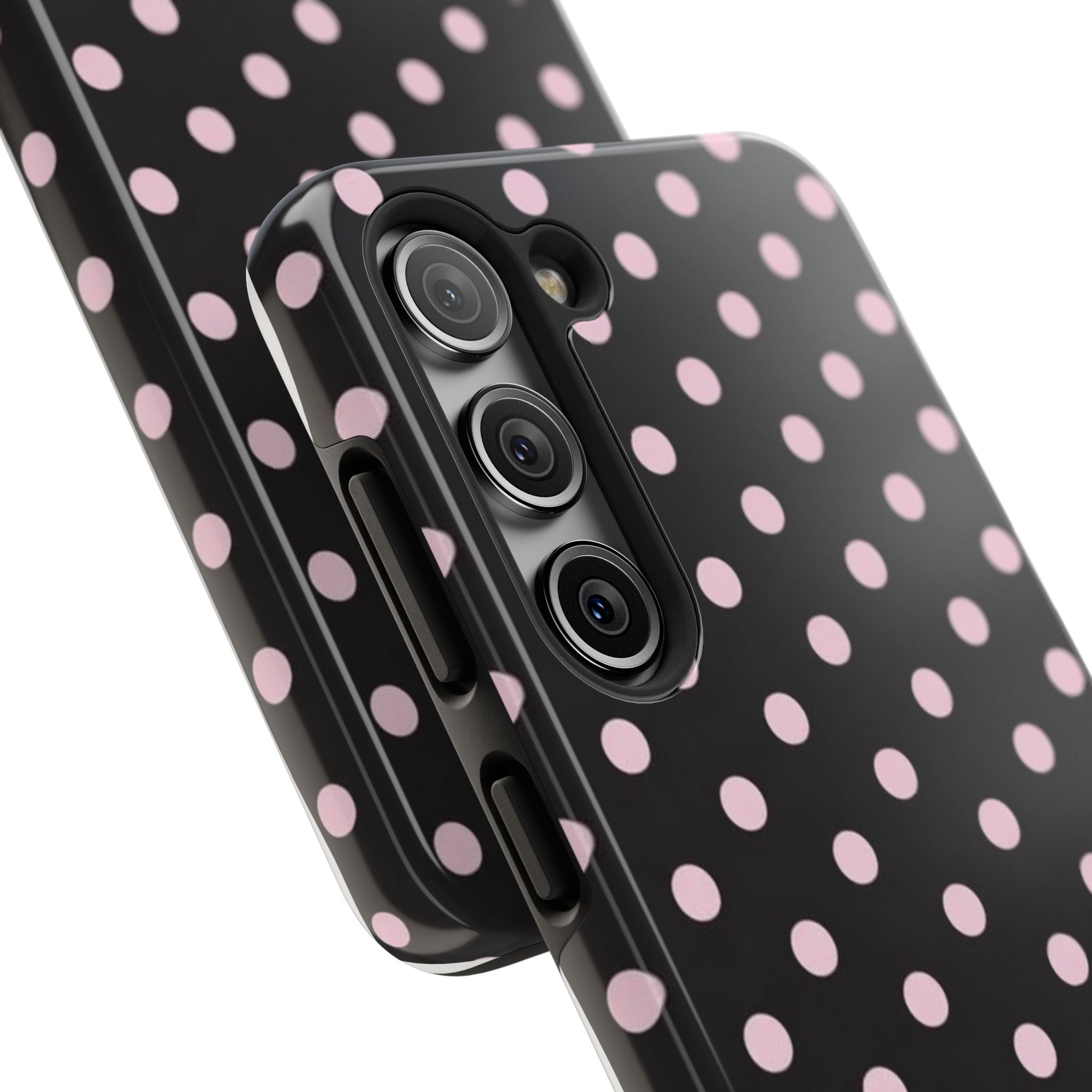 Black and Pink Spots Phone Case