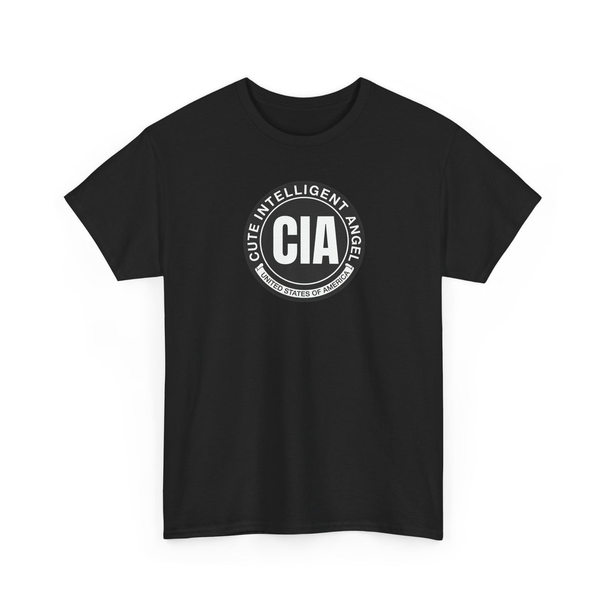 CIA Cute Intelligent Angel 100% Cotton Tee