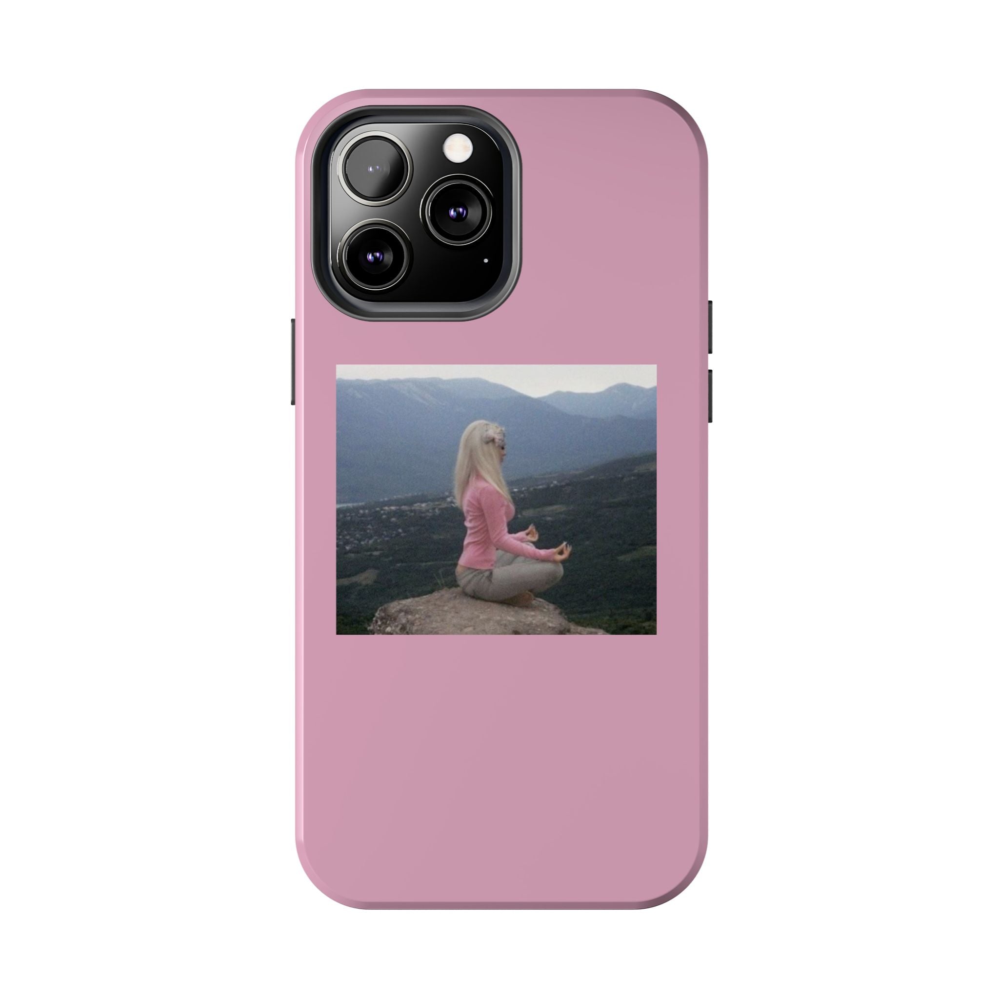 Manifestation Yoga Girl Manifesting Meme Phone Case