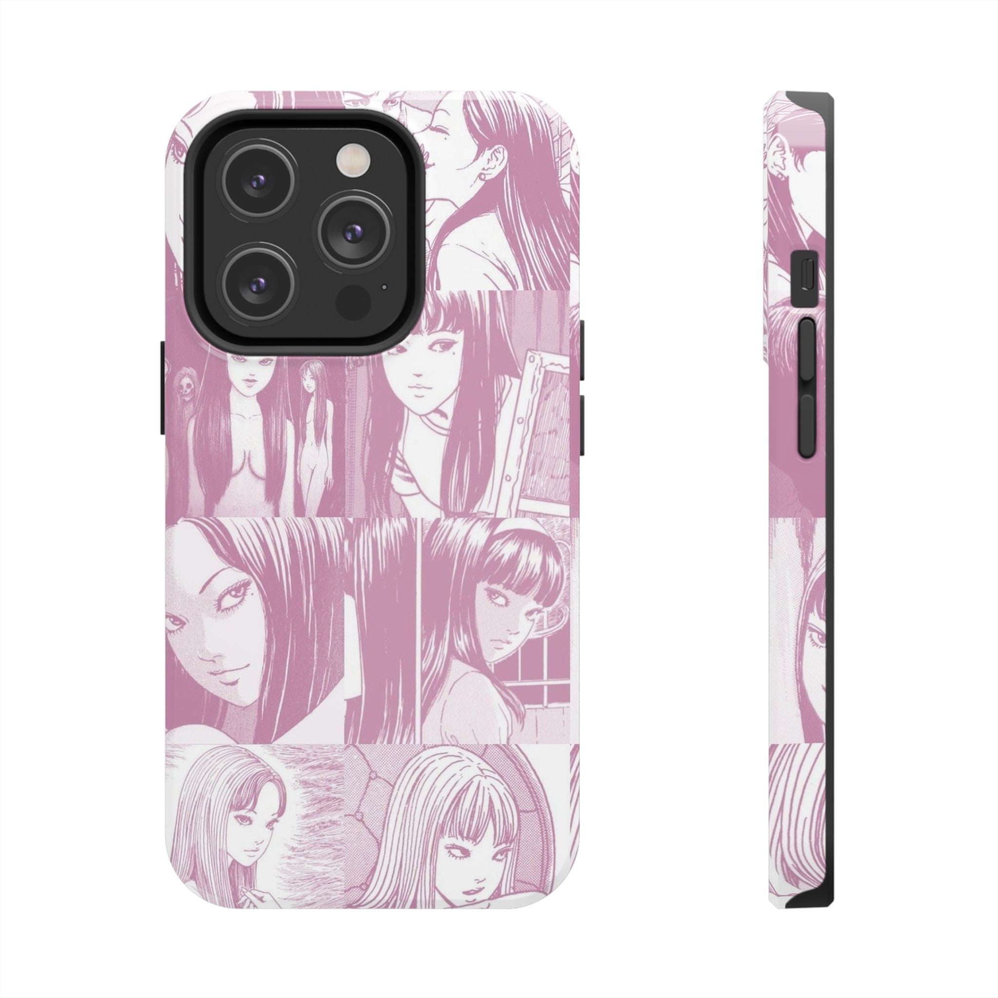 Cute Pink Anime Girl Comic BookPhone Case  - Tough Impact-Resistant Cases