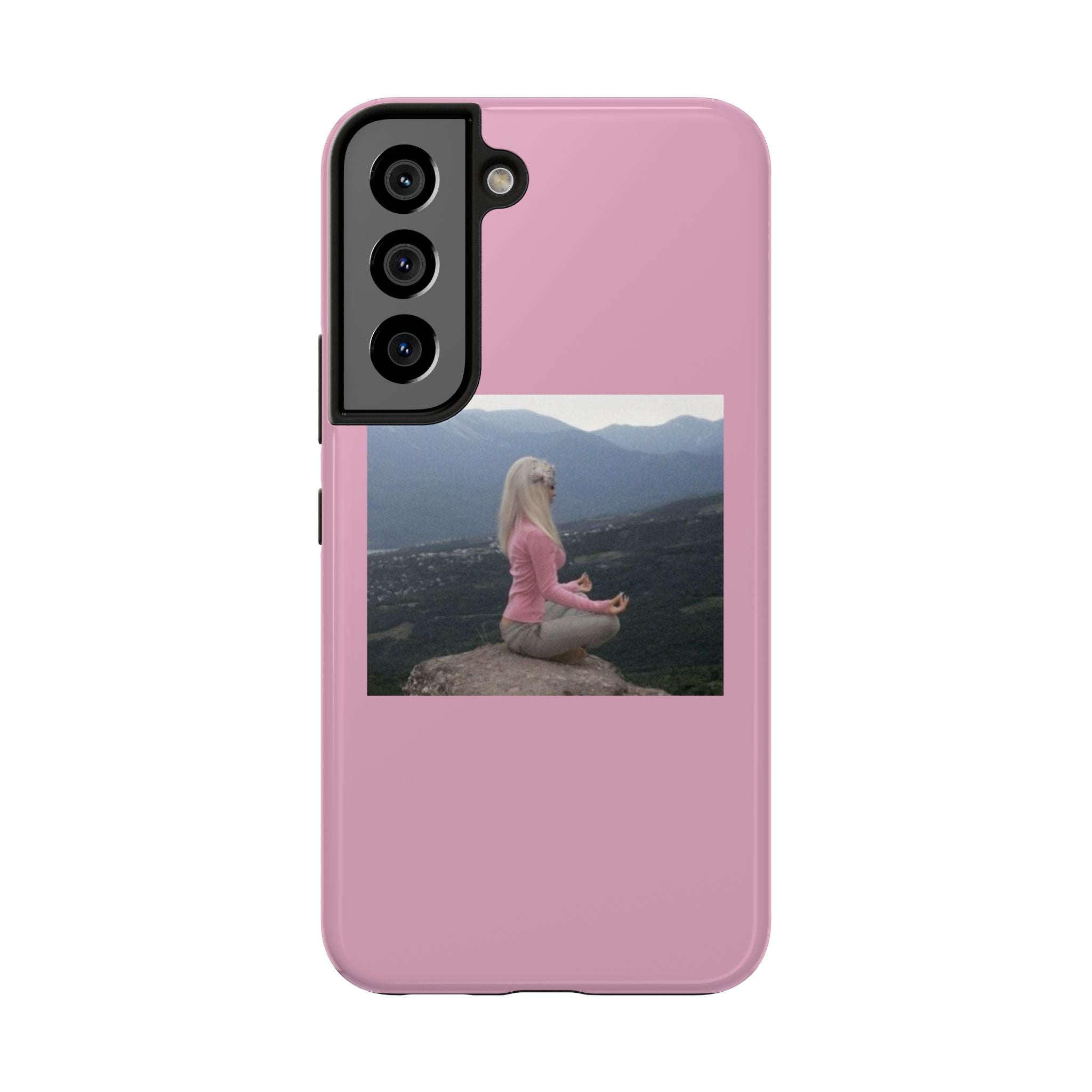 Manifestation Yoga Girl Manifesting Meme Phone Case