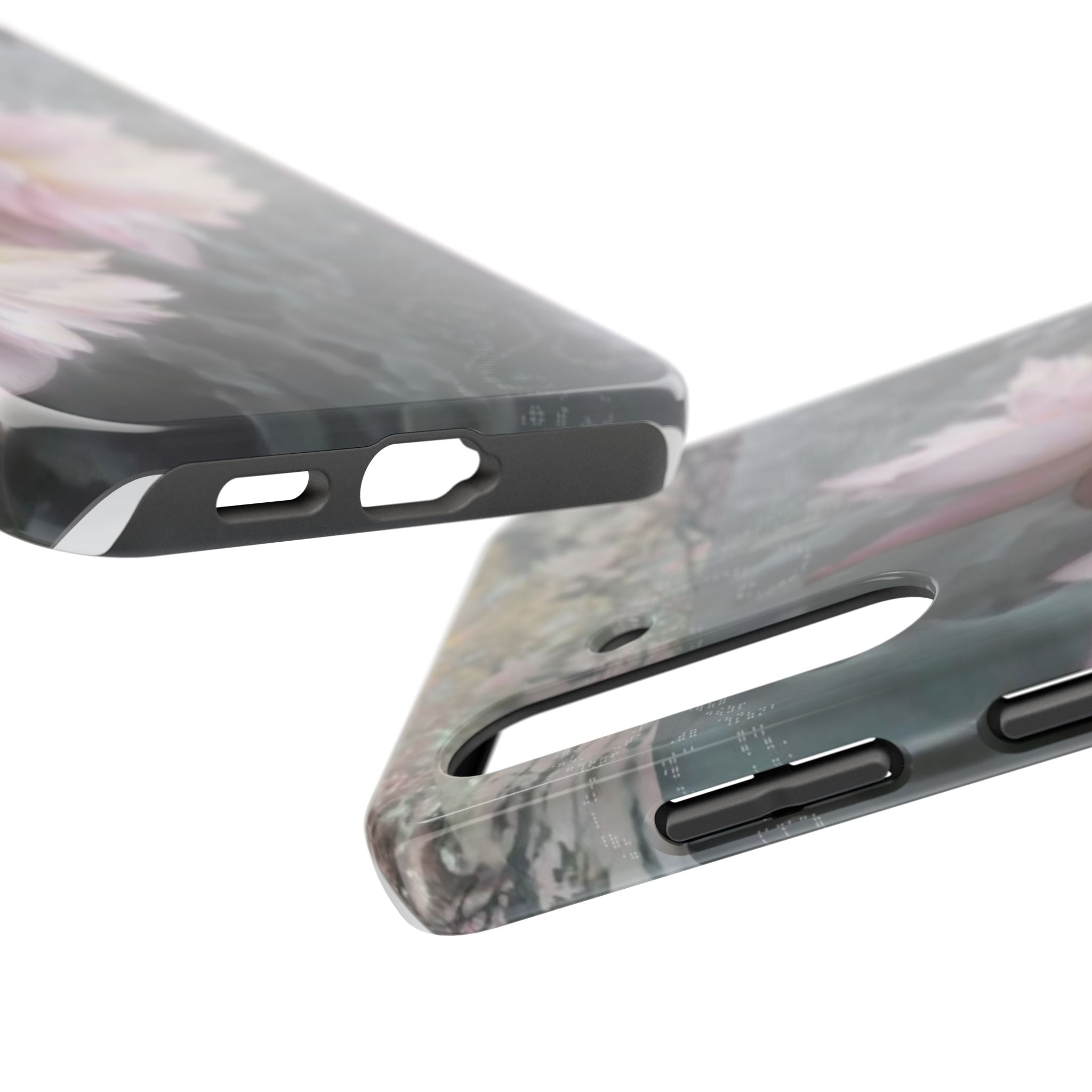 Lotus Flowers Cyber Whimsy Phone Case