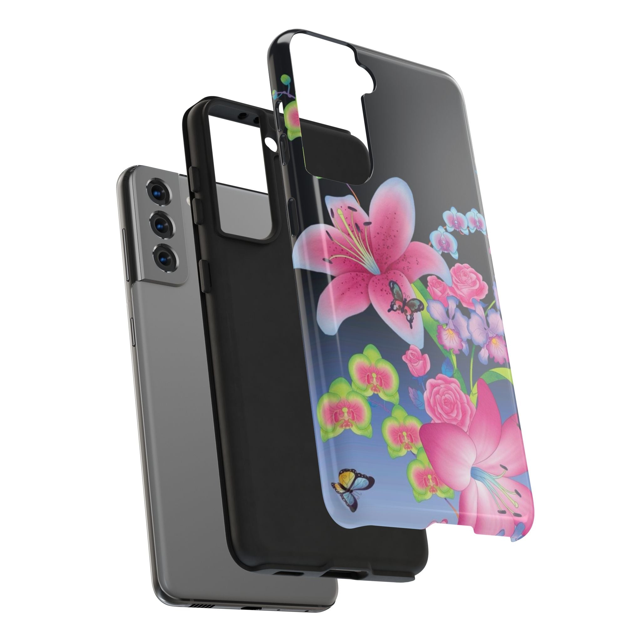 Bright Lily and Orchid  Phone Case