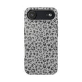 Skull Cheetah Grey Leopard Phone Case